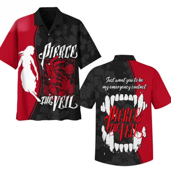 pierce the veil trendy music hawaiian shirt j2jdy