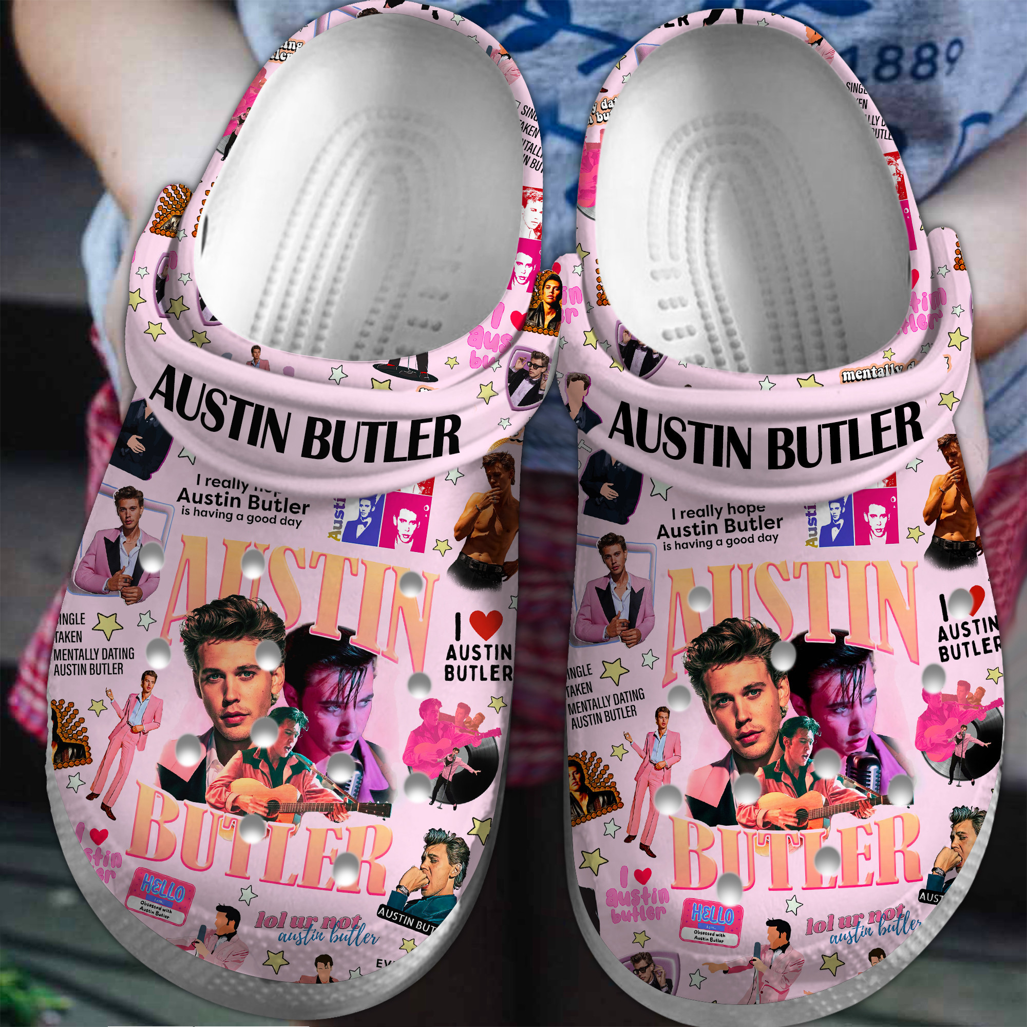 pink footwear austin butler movie clogs for kids and adults k6mmh