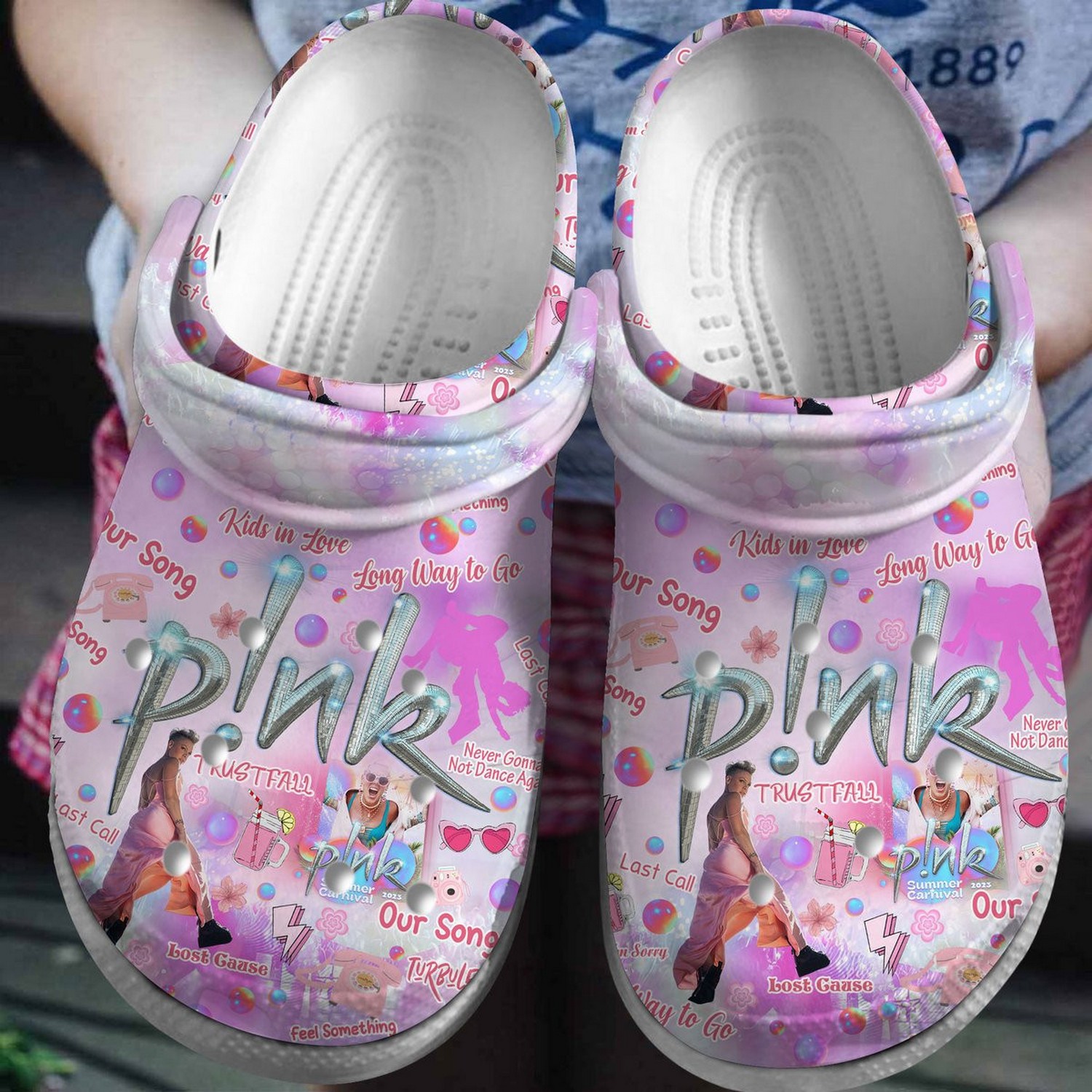 pink music our song clogs for kids and adults ojrx0