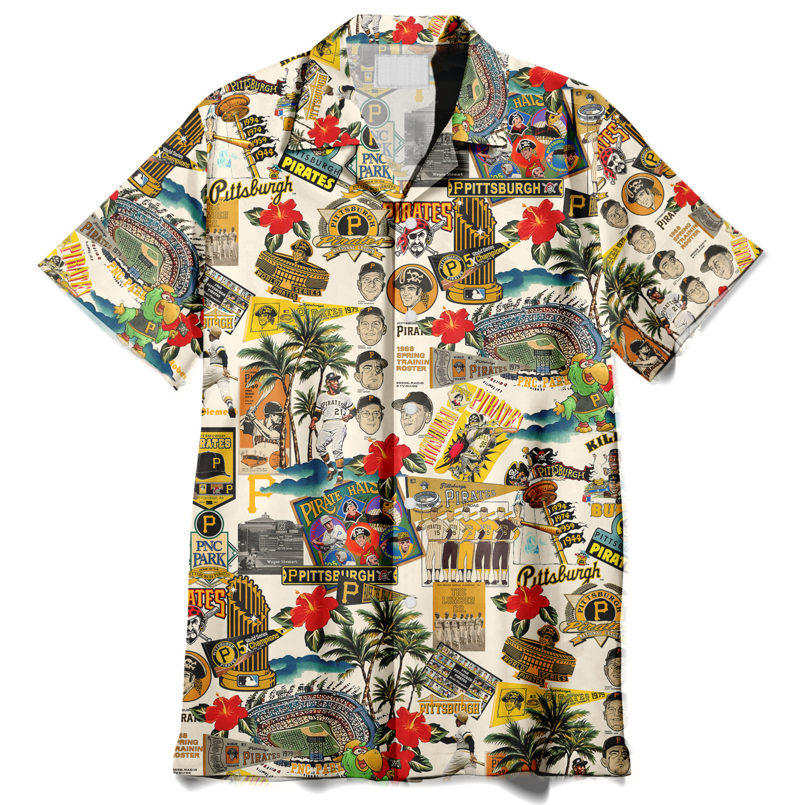 pittsburgh pirates palm trees pennants and baseball glory hawaiian shirt owl ohh vw9pv
