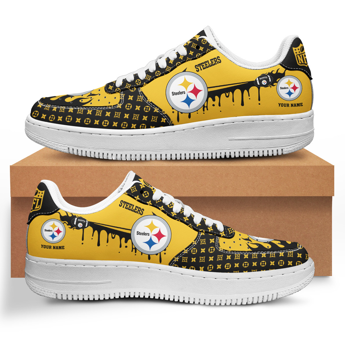 pittsburgh steelers af1 shoes bg68 gzh5r