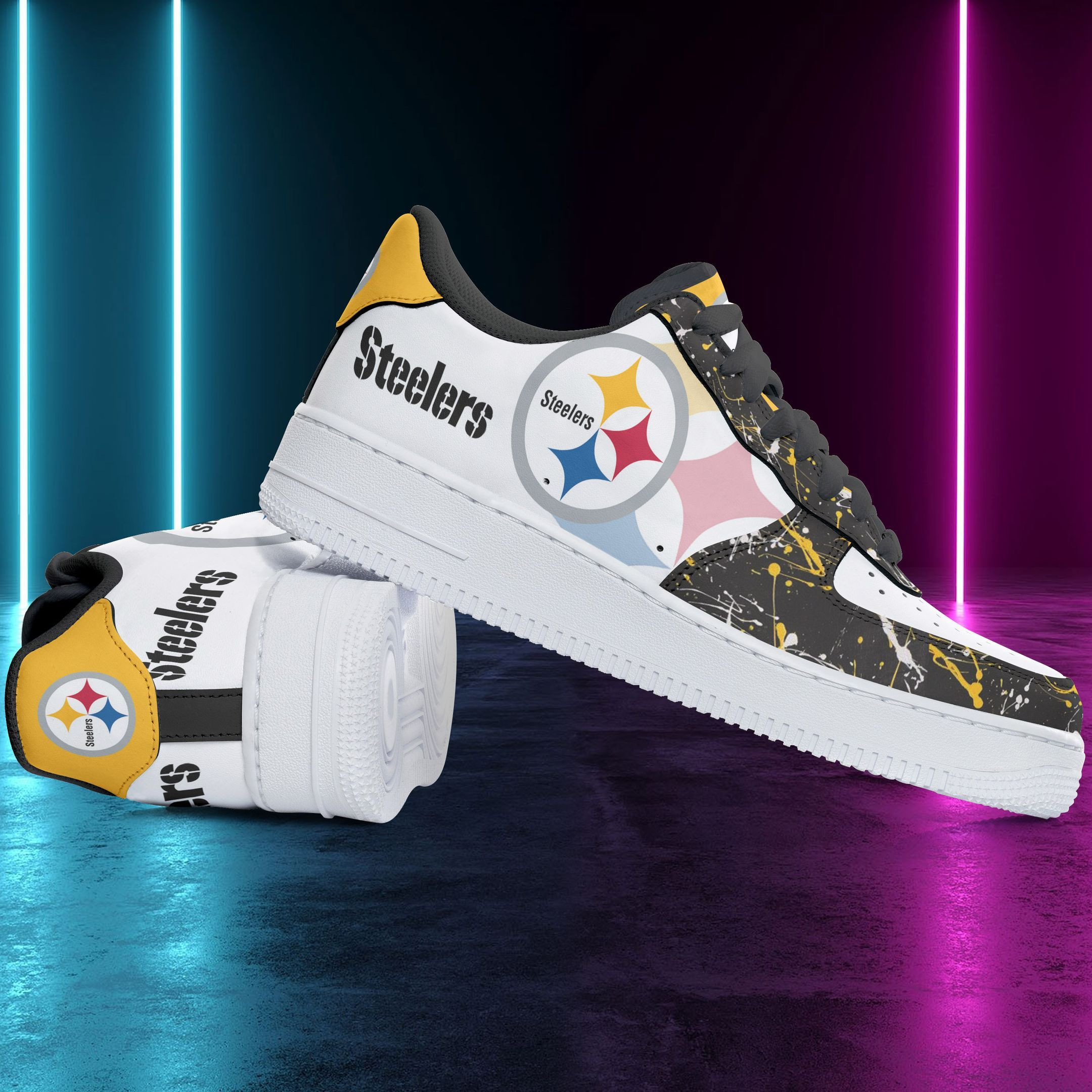 pittsburgh steelers af1 sneakers 101 fibsi