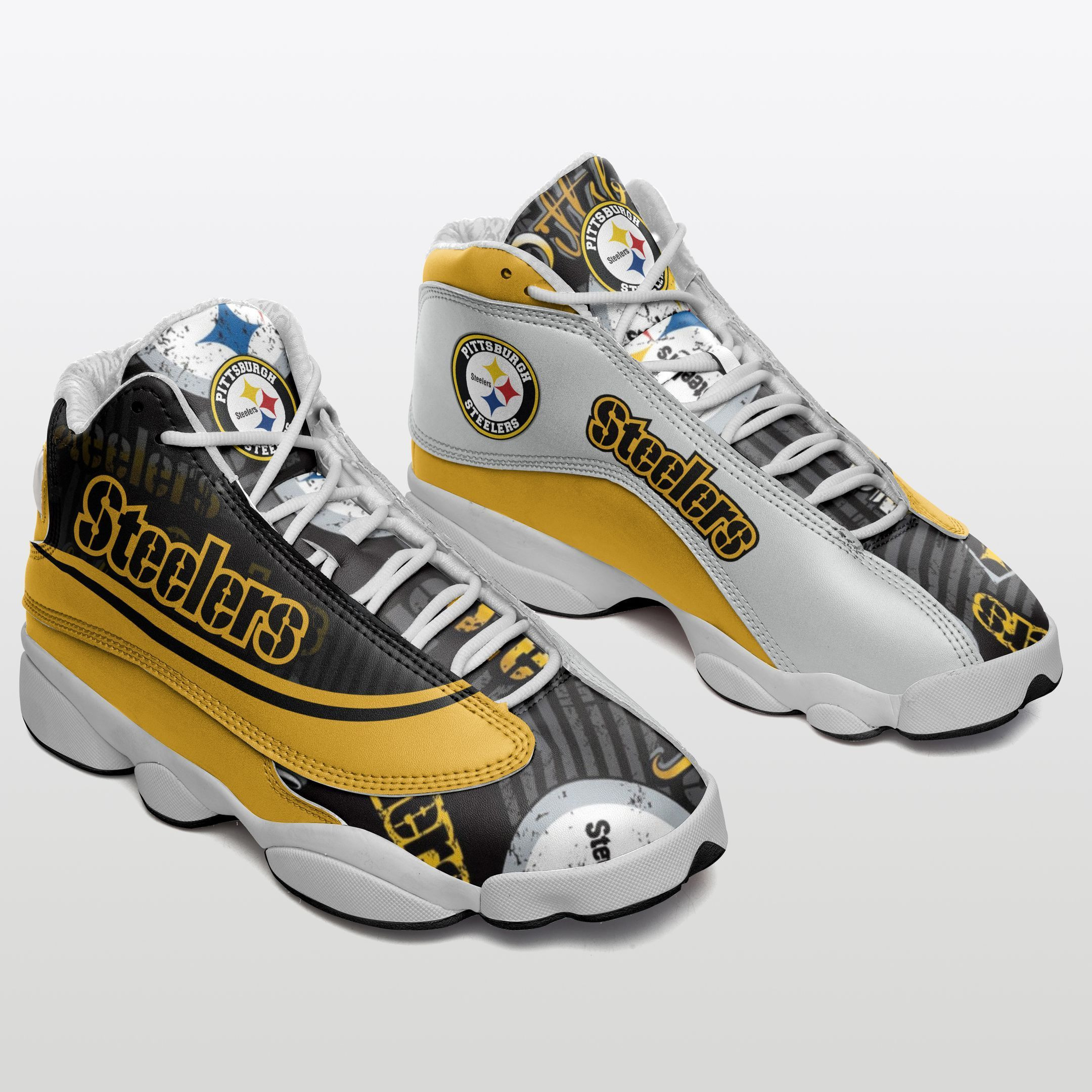 pittsburgh steelers air jd13 sneakers 542 9vrtd