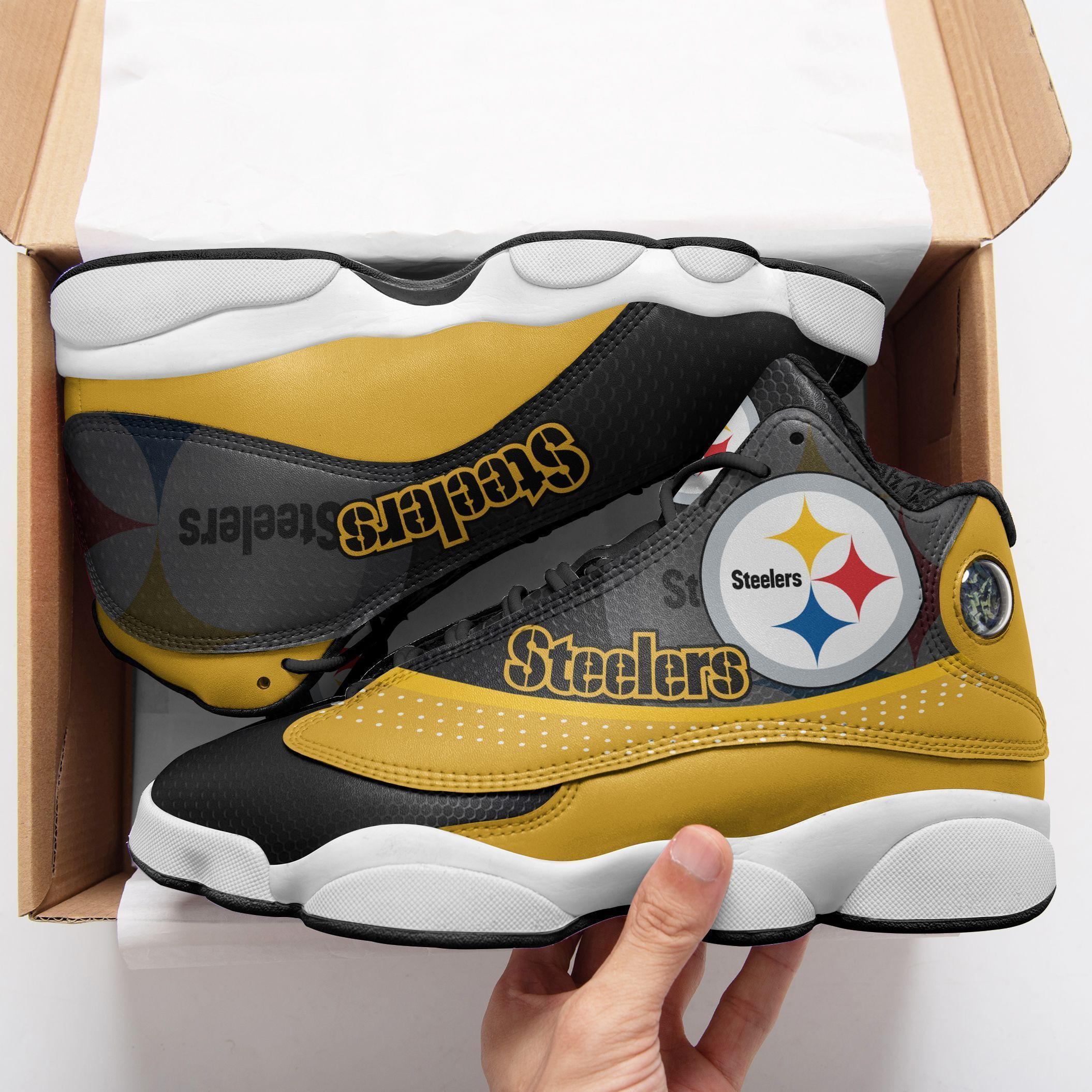 pittsburgh steelers air jd13 sneakers 628 zue5u