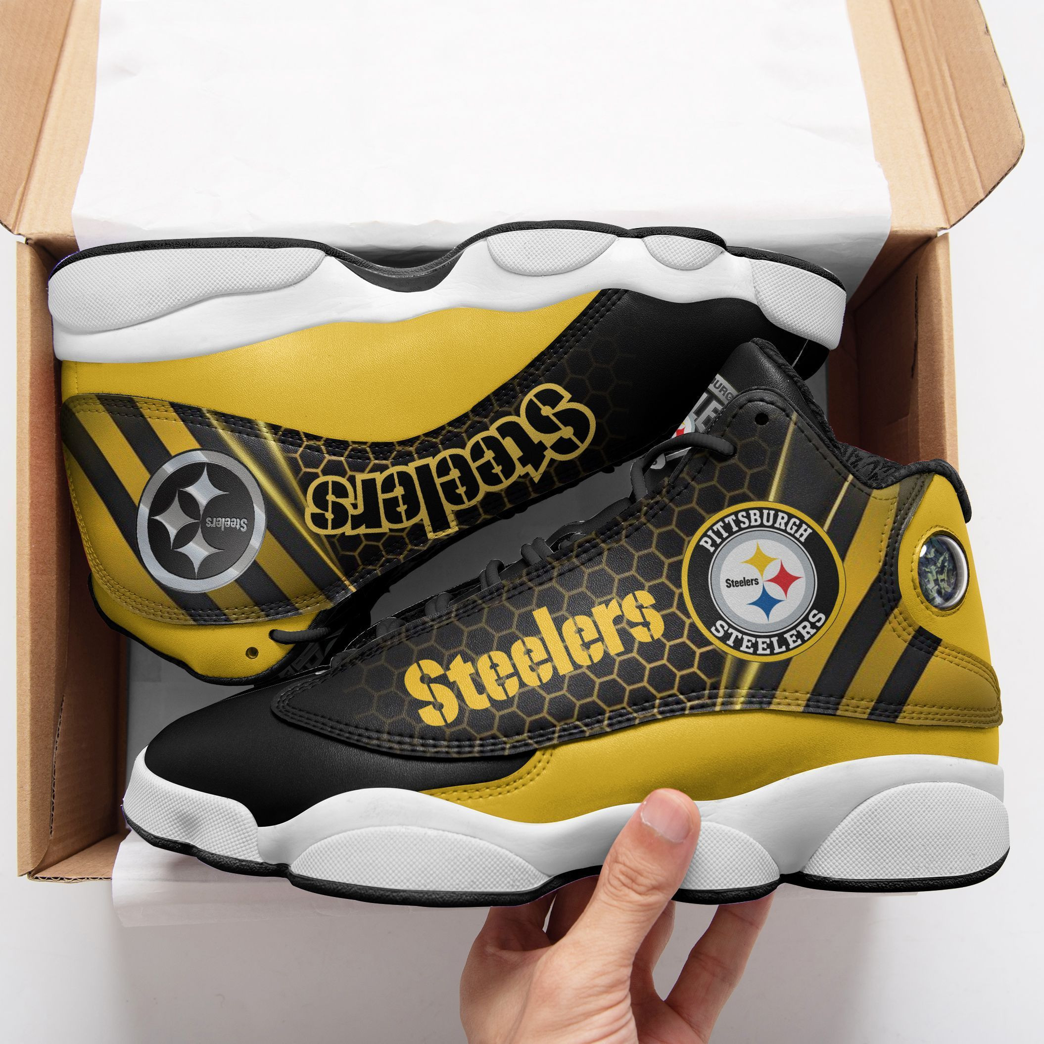 pittsburgh steelers air jd13 sneakers 732 xjiaf