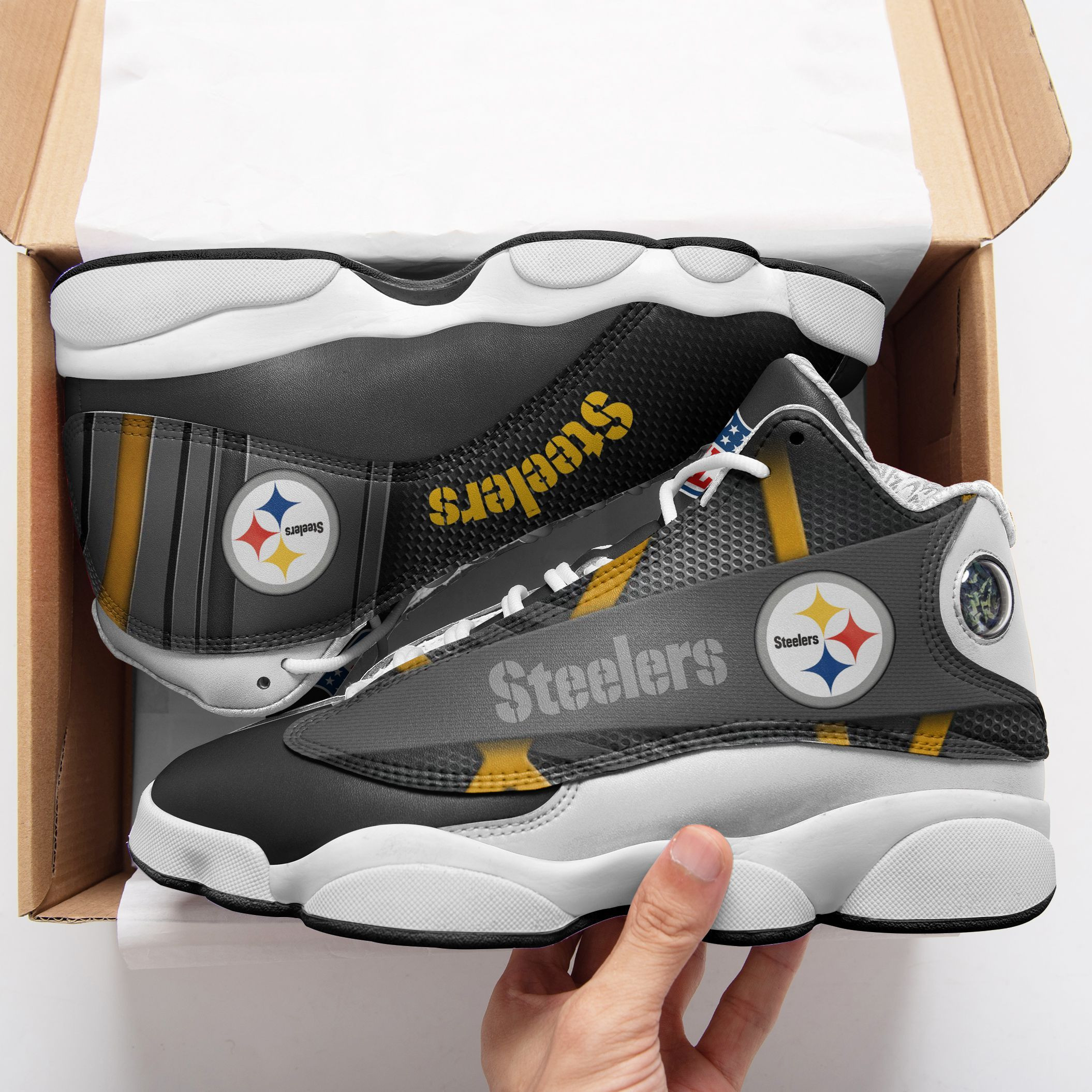 pittsburgh steelers ajd13 sneakers 1044 myadg