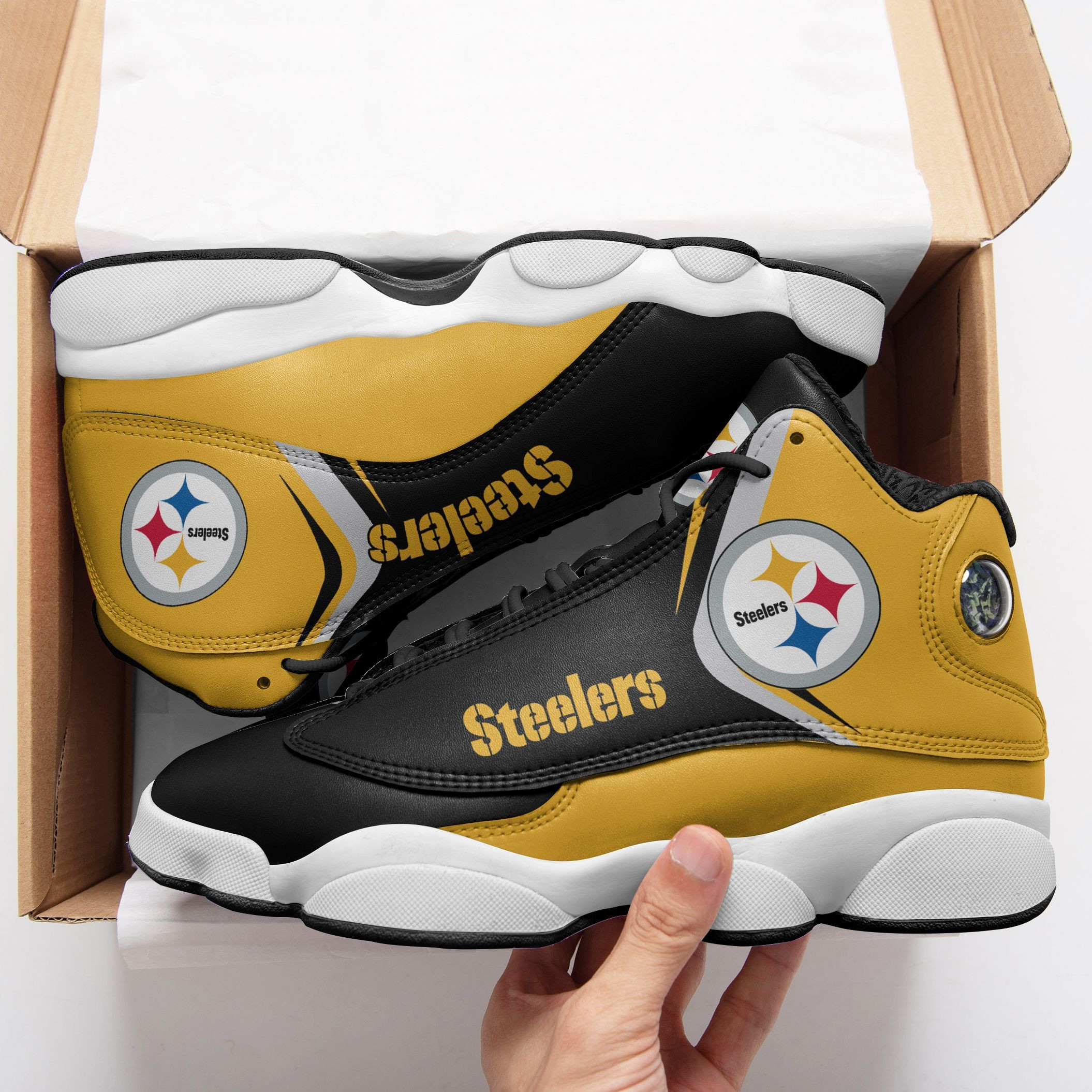 pittsburgh steelers ajd13 sneakers 1052 w6qvm