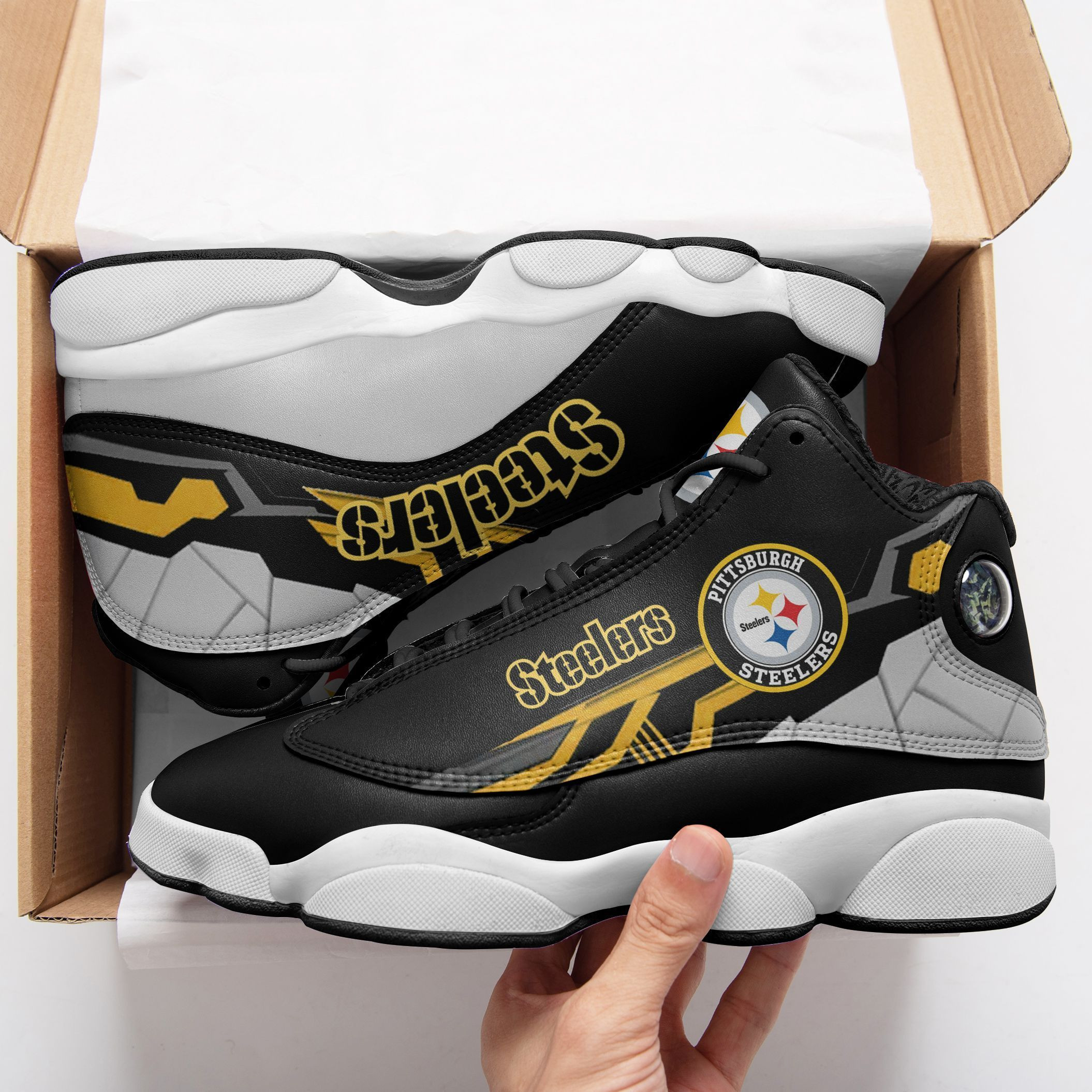 pittsburgh steelers ajd13 sneakers 752 txxfb