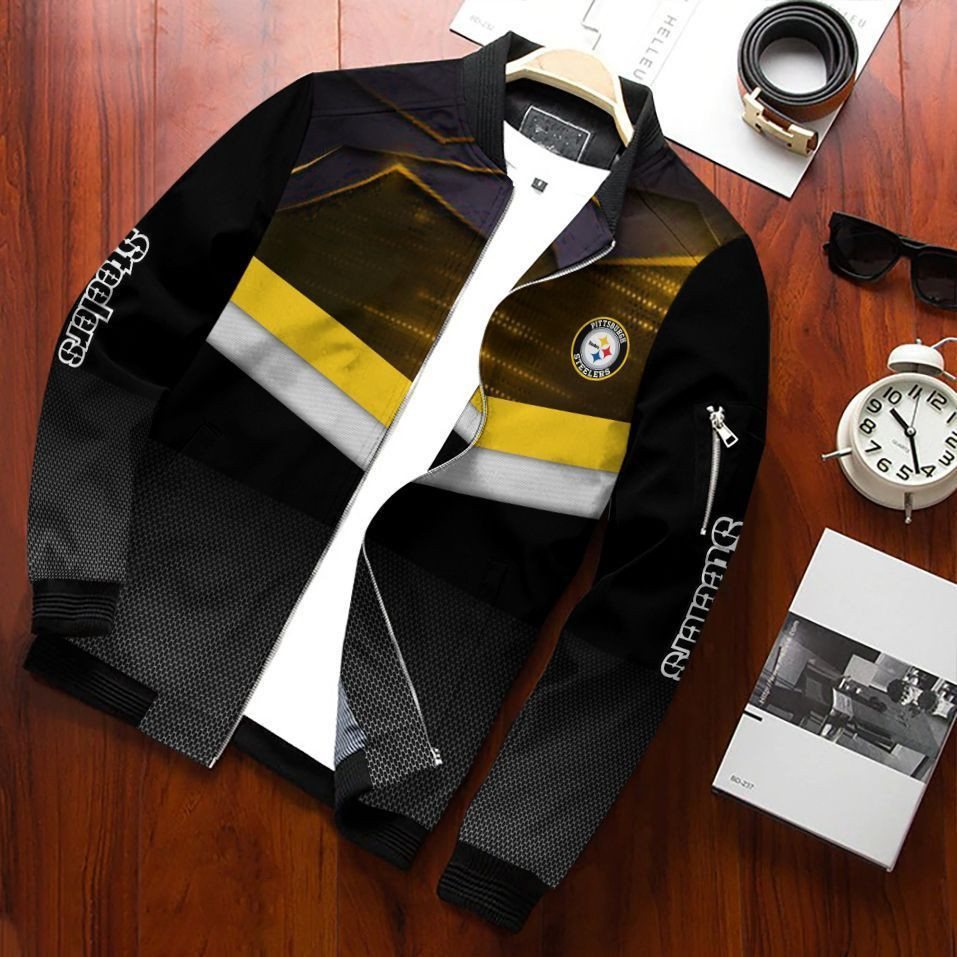 pittsburgh steelers bomber jacket 030 0vutl