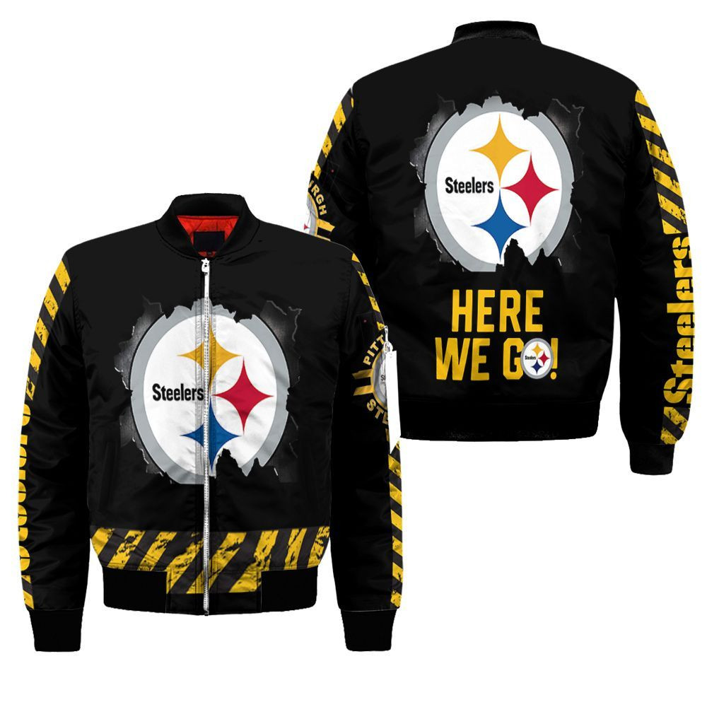 pittsburgh steelers bomber jacket 24 zkgzn