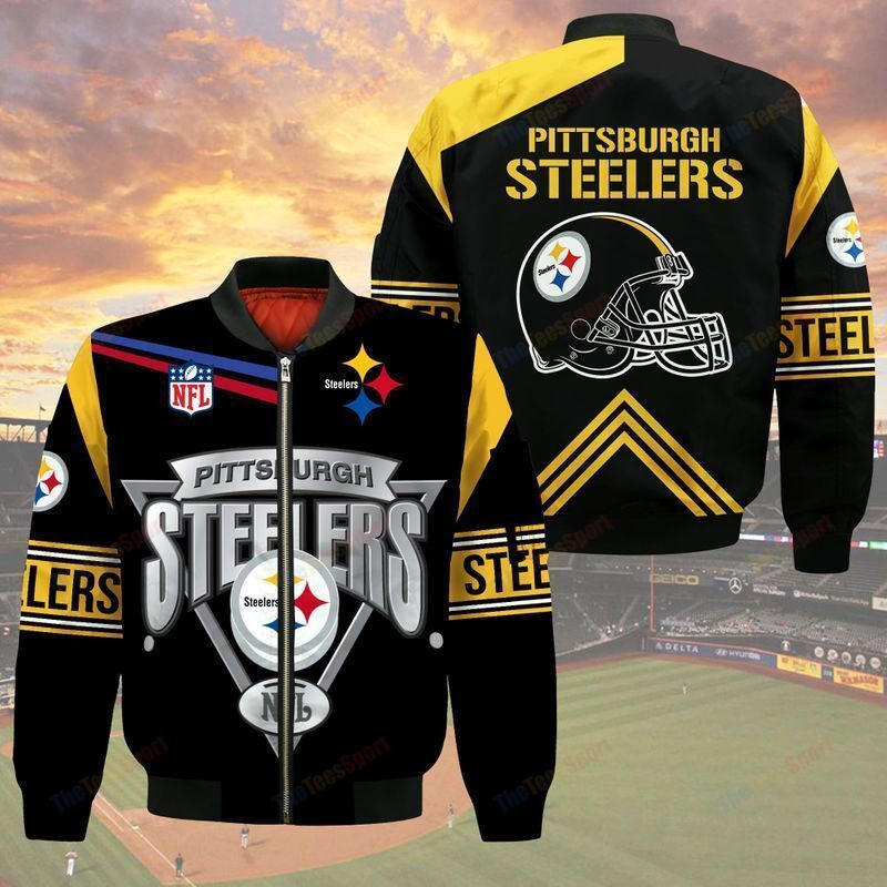 pittsburgh steelers bomber jacket 25 mph4y