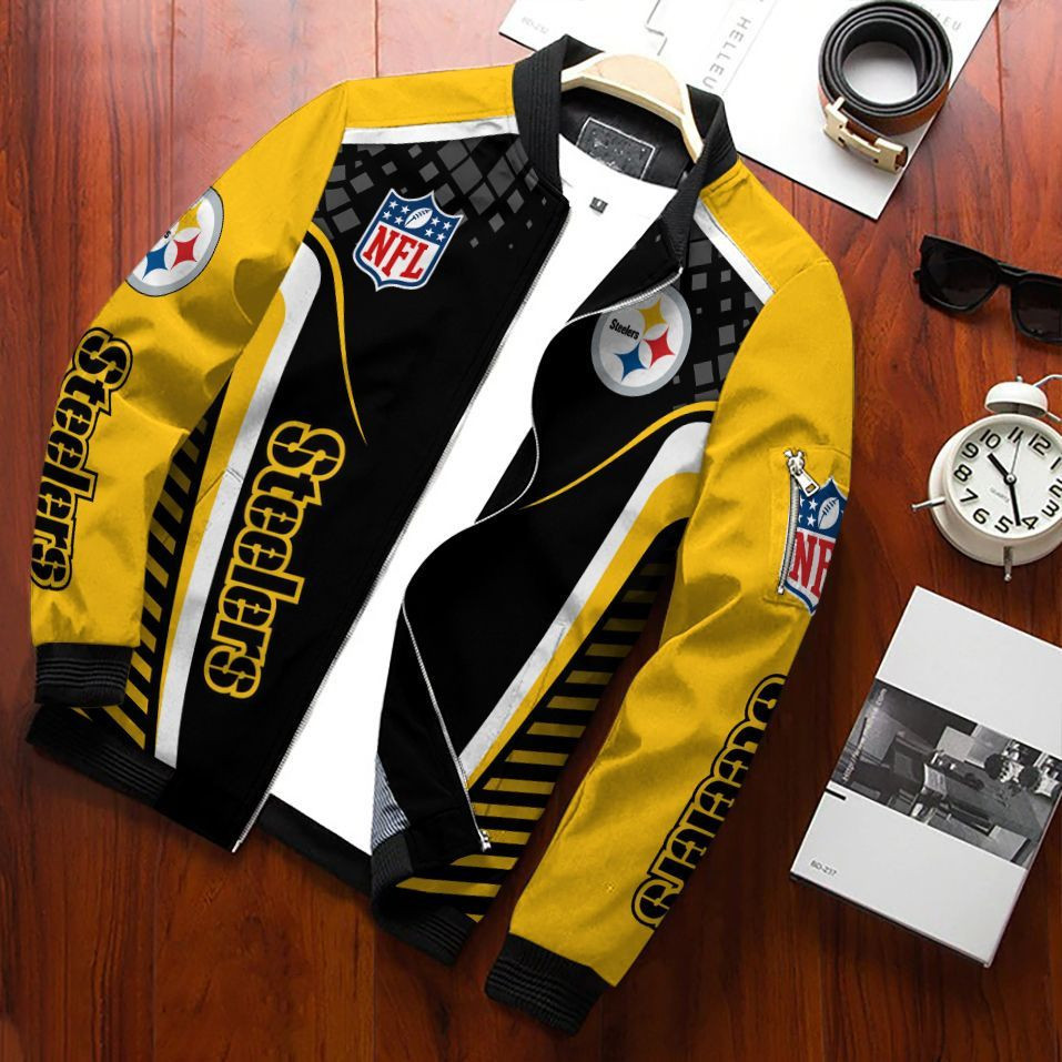 pittsburgh steelers bomber jacket 325 9jecp