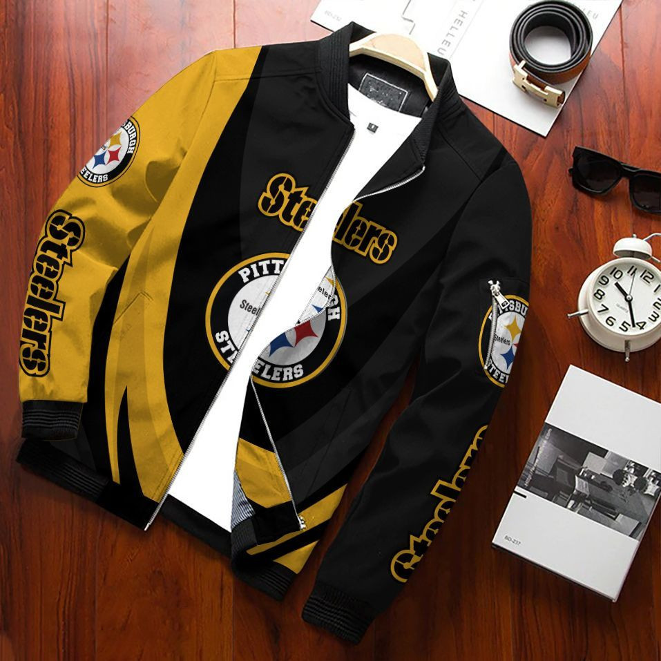 pittsburgh steelers bomber jacket 407 vtorl