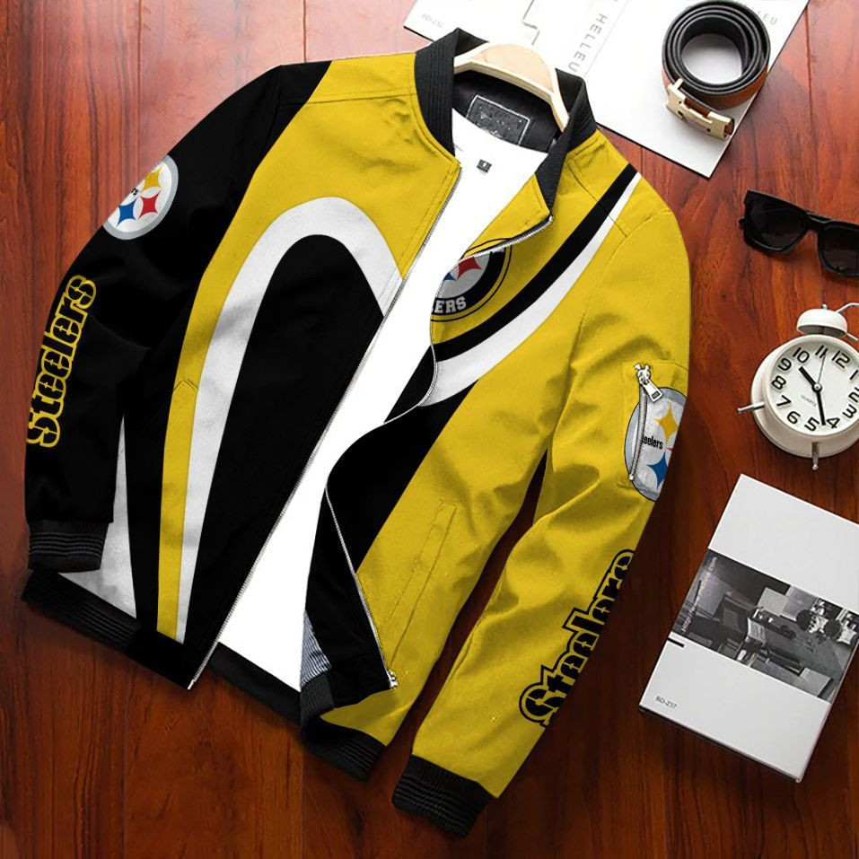pittsburgh steelers bomber jacket 460 r3hxs