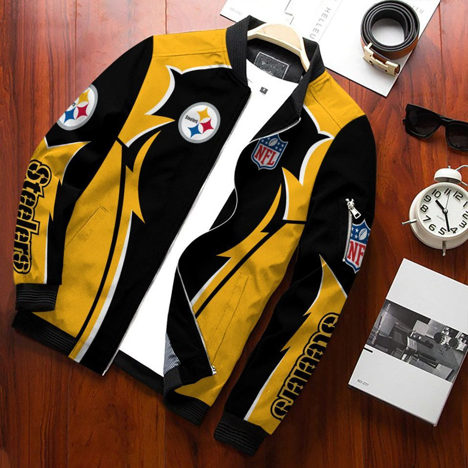 pittsburgh steelers bomber jacket 561 07xf1