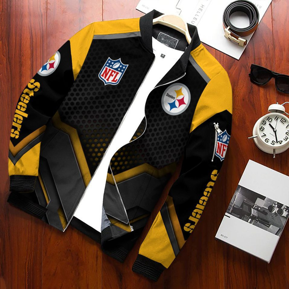 pittsburgh steelers bomber jacket 583 nn9vu