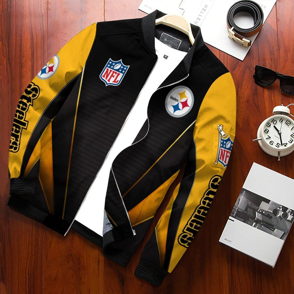 pittsburgh steelers bomber jacket 608 kuto6