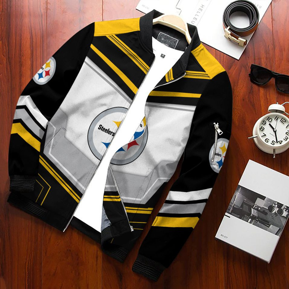 pittsburgh steelers bomber jacket 653 jk1mj