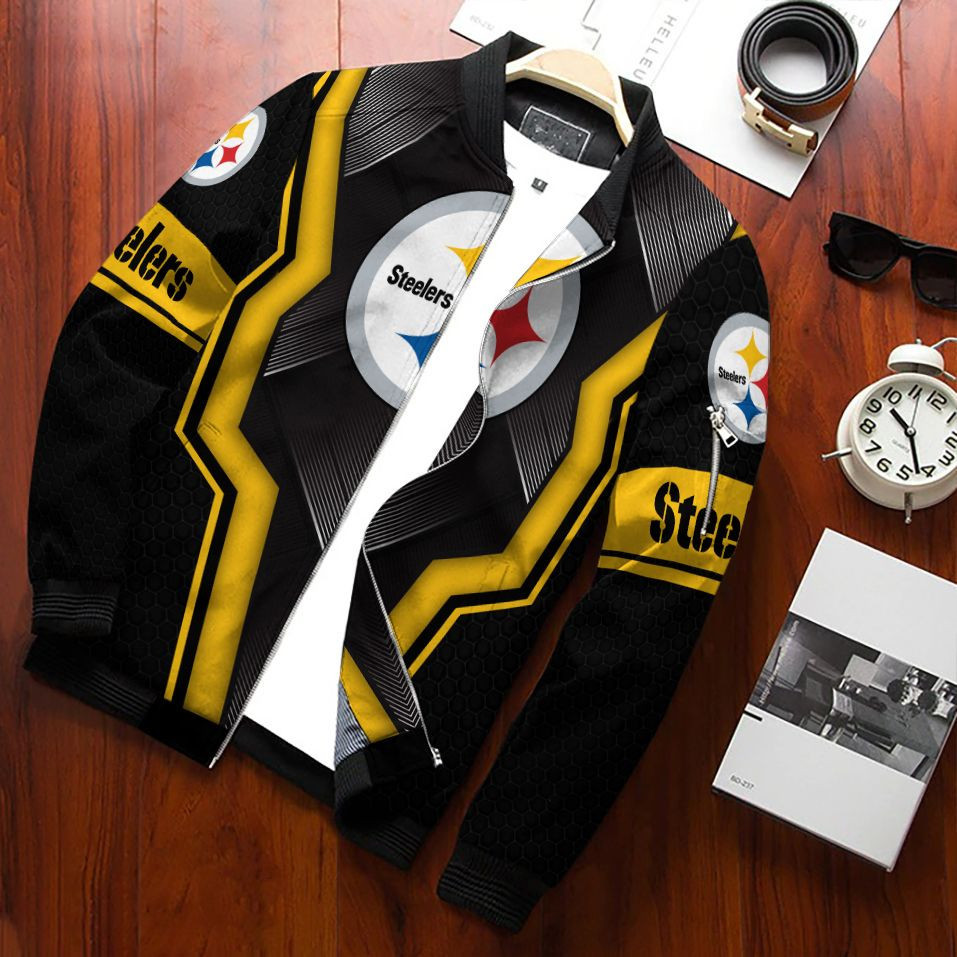 pittsburgh steelers bomber jacket 667 resld