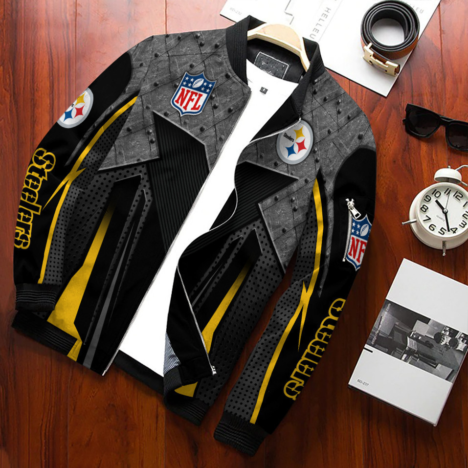 pittsburgh steelers bomber jacket 754 kcvio