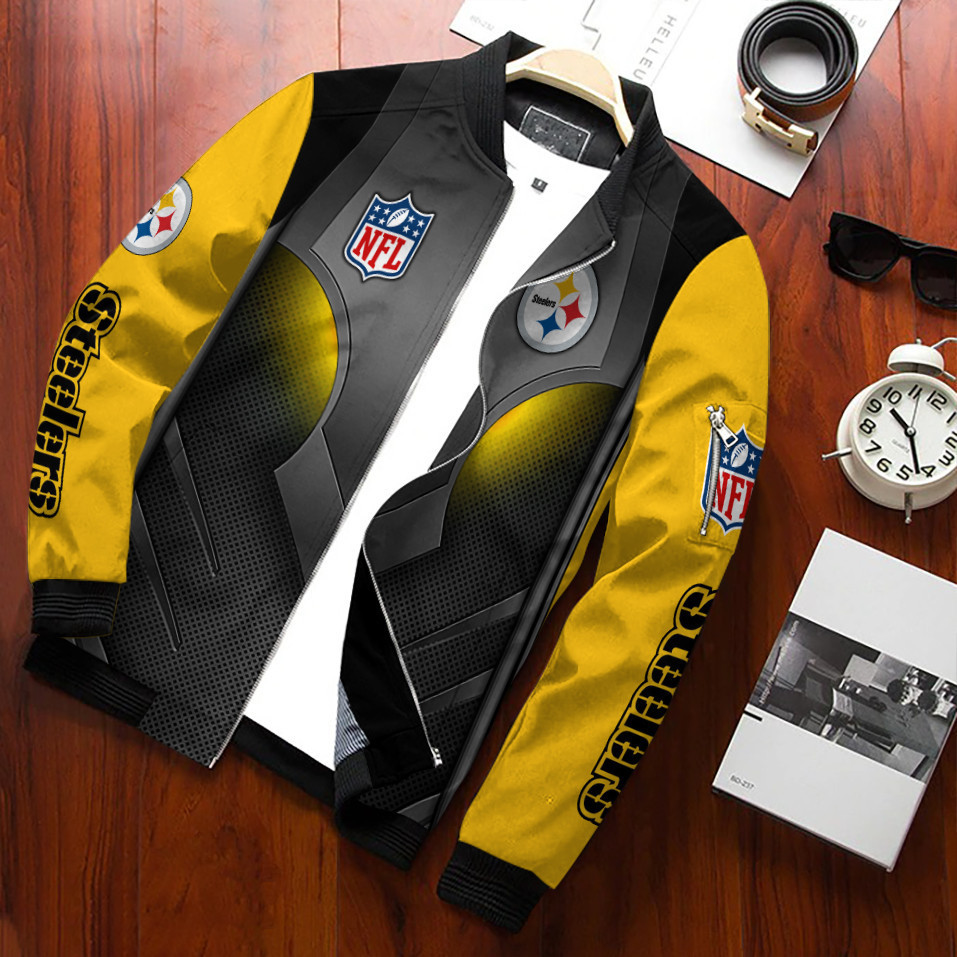 pittsburgh steelers bomber jacket 781 lzg3u