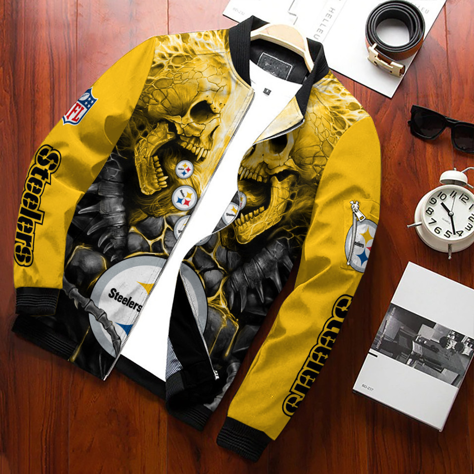 pittsburgh steelers bomber jacket 789 7ycjz