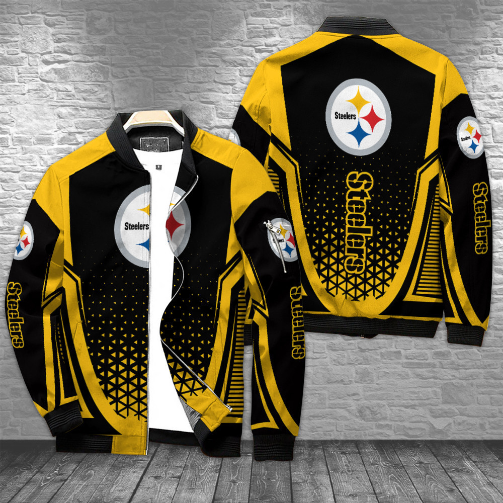 pittsburgh steelers bomber jacket bg100 nkyhj