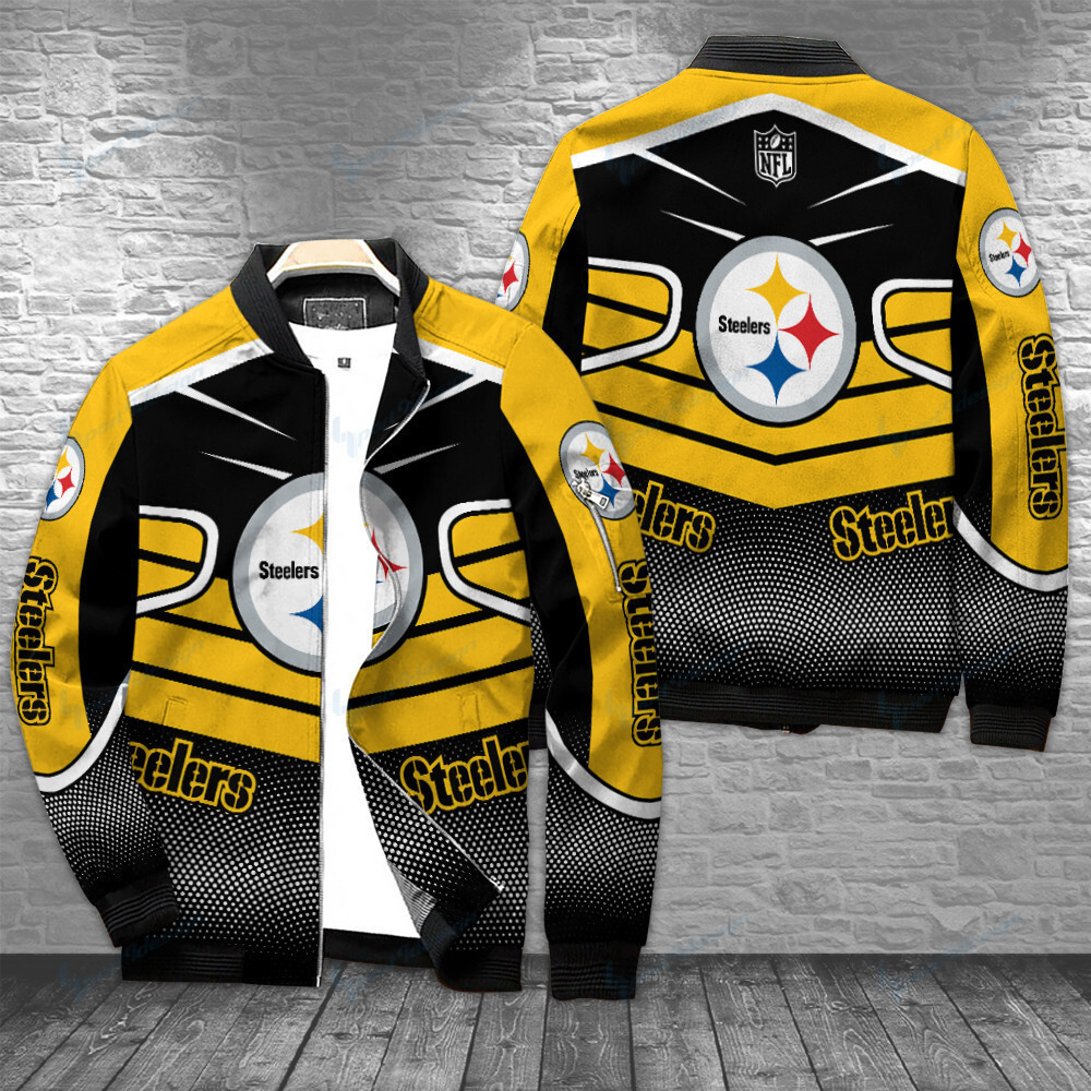 pittsburgh steelers bomber jacket bg367 9h3bu