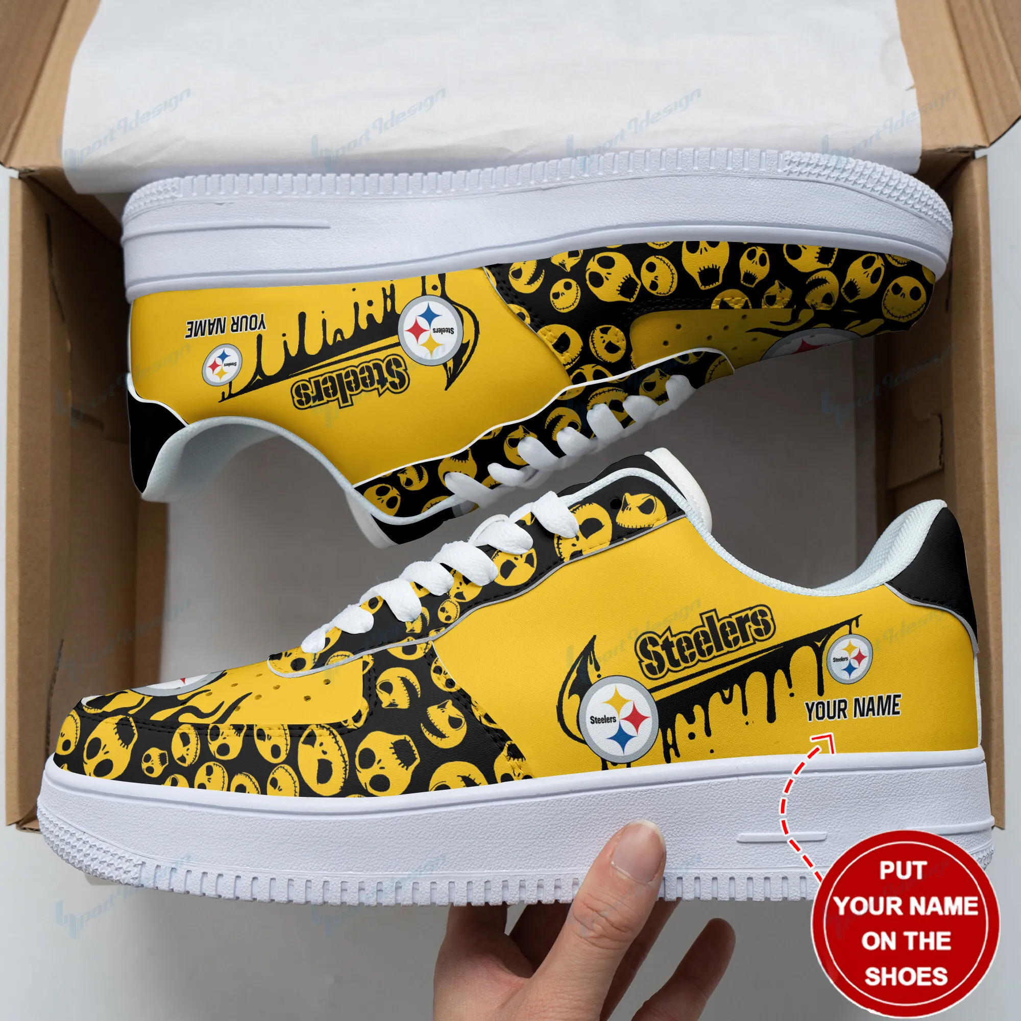 pittsburgh steelers personalized af1 shoes bg115 y6qti