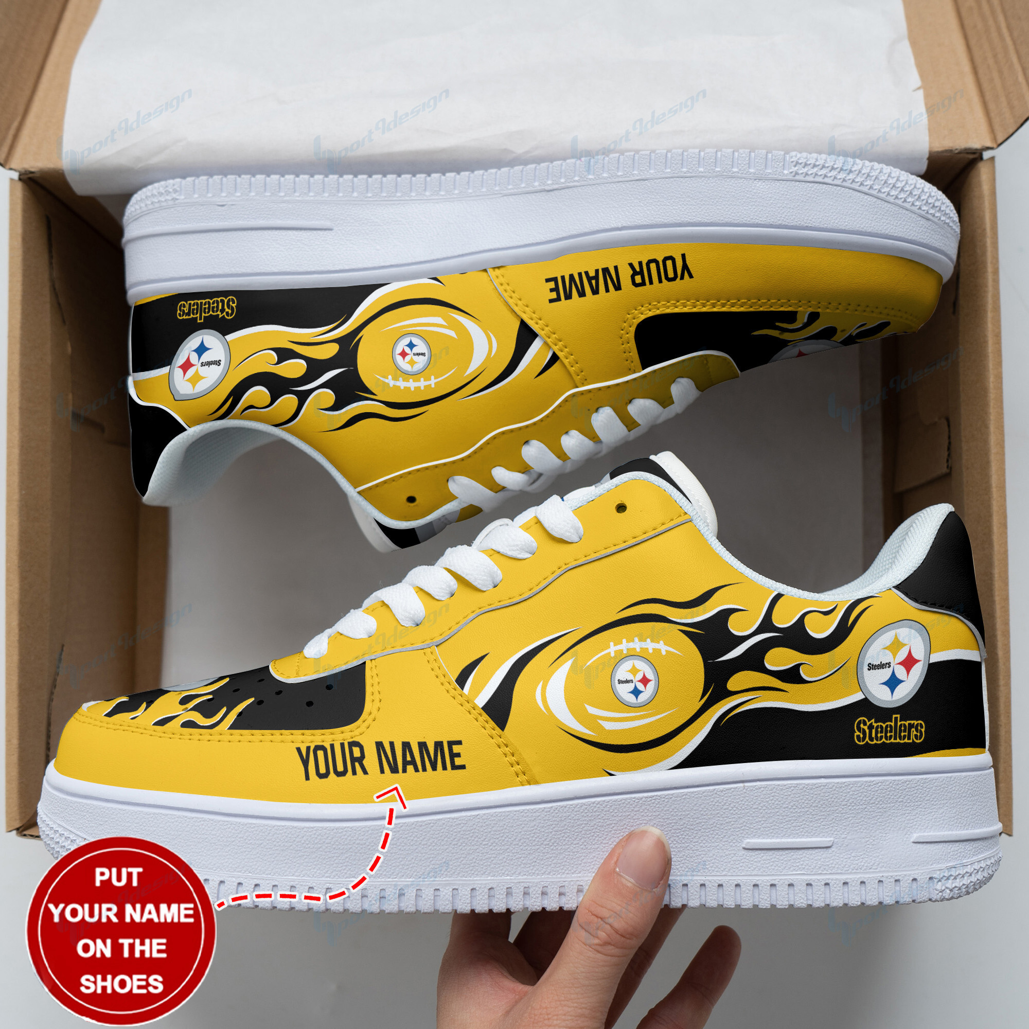 pittsburgh steelers personalized af1 shoes bg133 om0ii