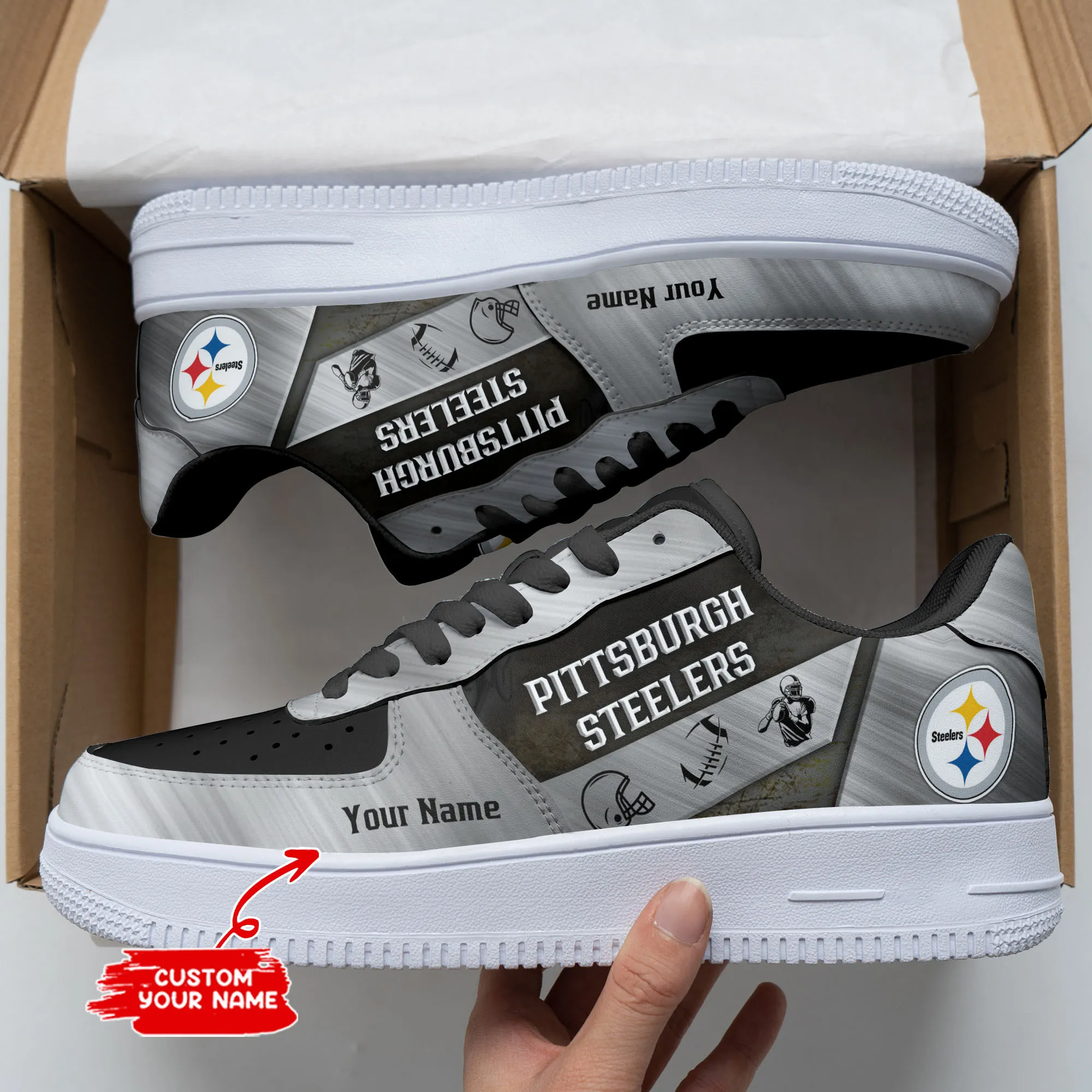 pittsburgh steelers personalized af1 shoes bg271 vyu5p