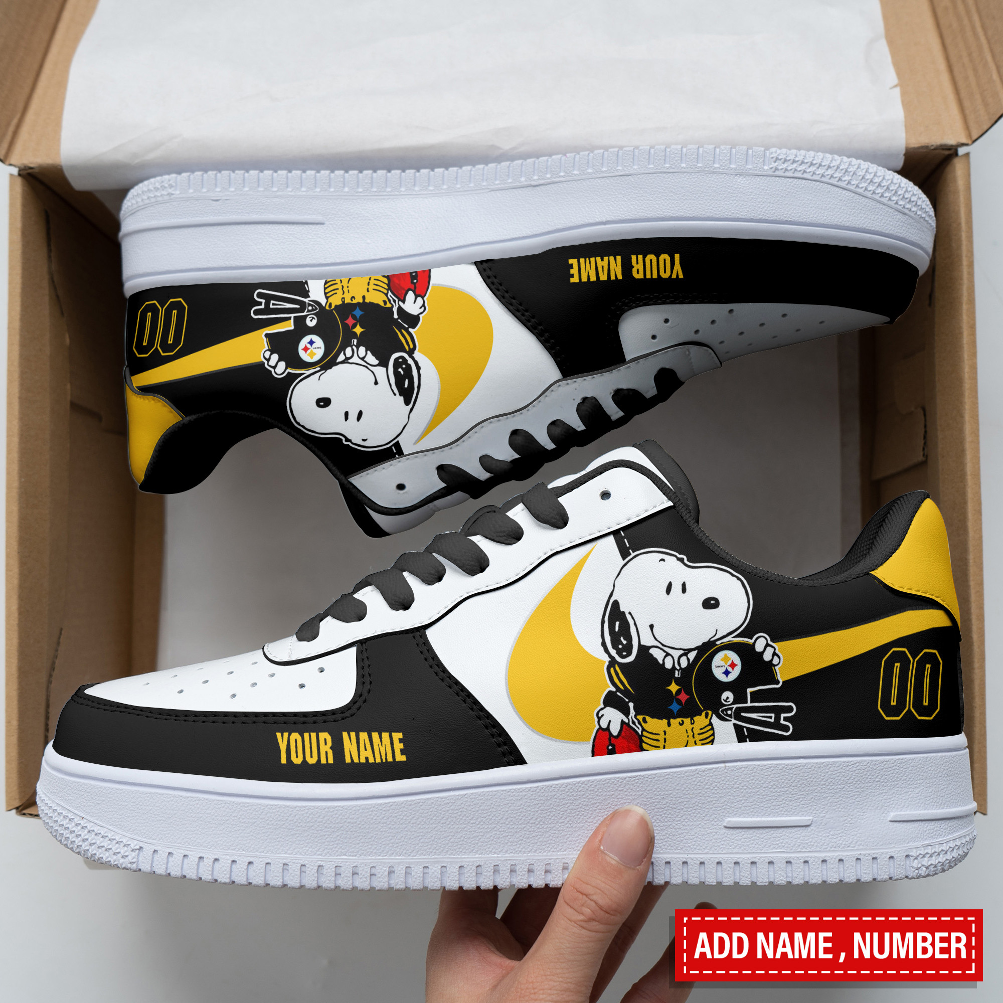 pittsburgh steelers personalized af1 shoes bg327 lbvfa