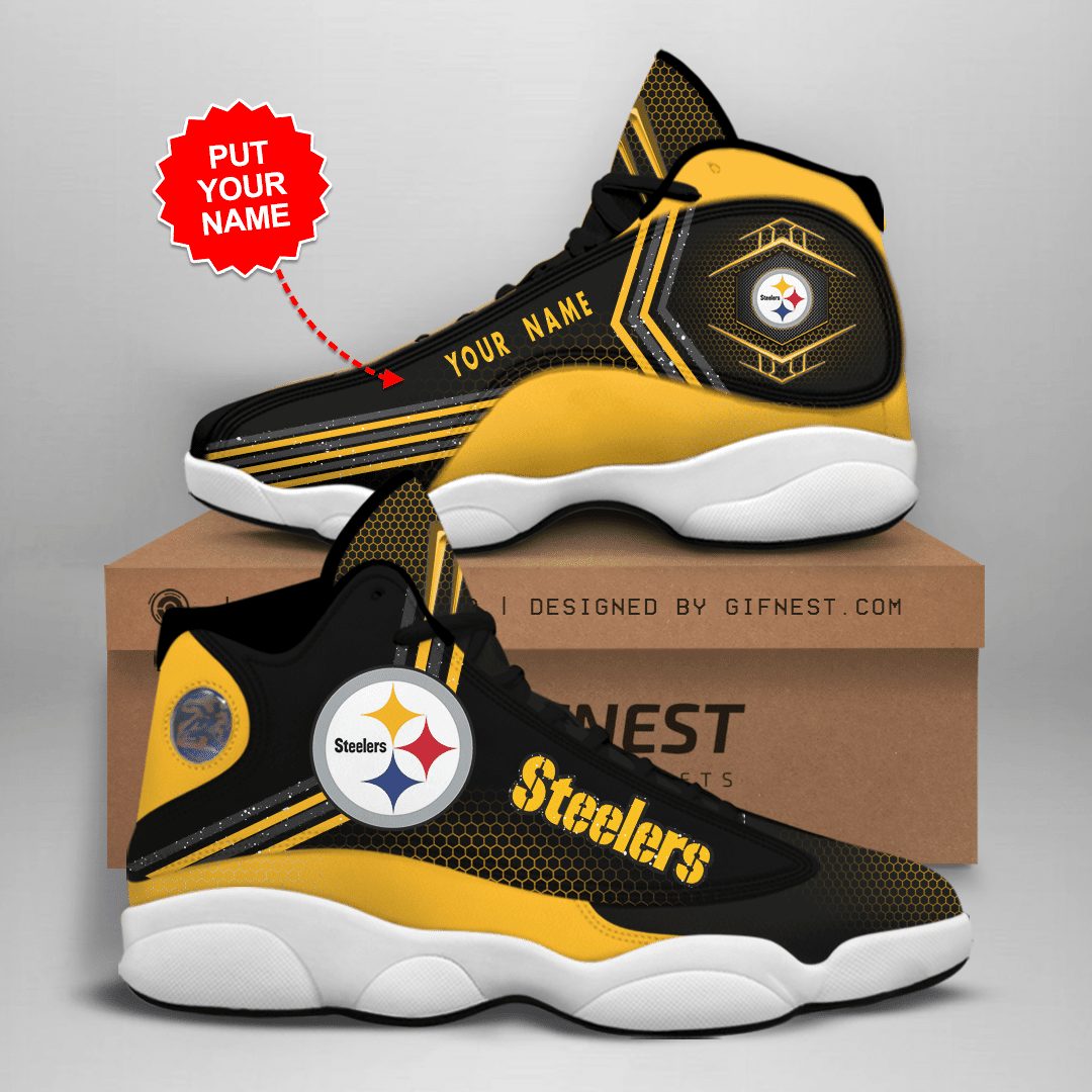 pittsburgh steelers personalized ajd13 sneakers 1079 qvr2z