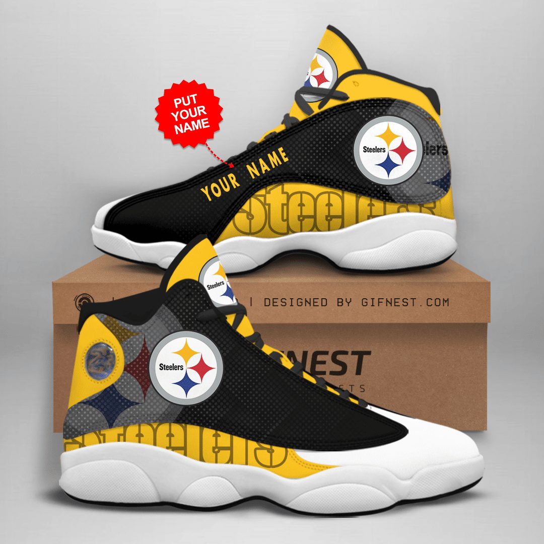 pittsburgh steelers personalized ajd13 sneakers 1087 iouqj