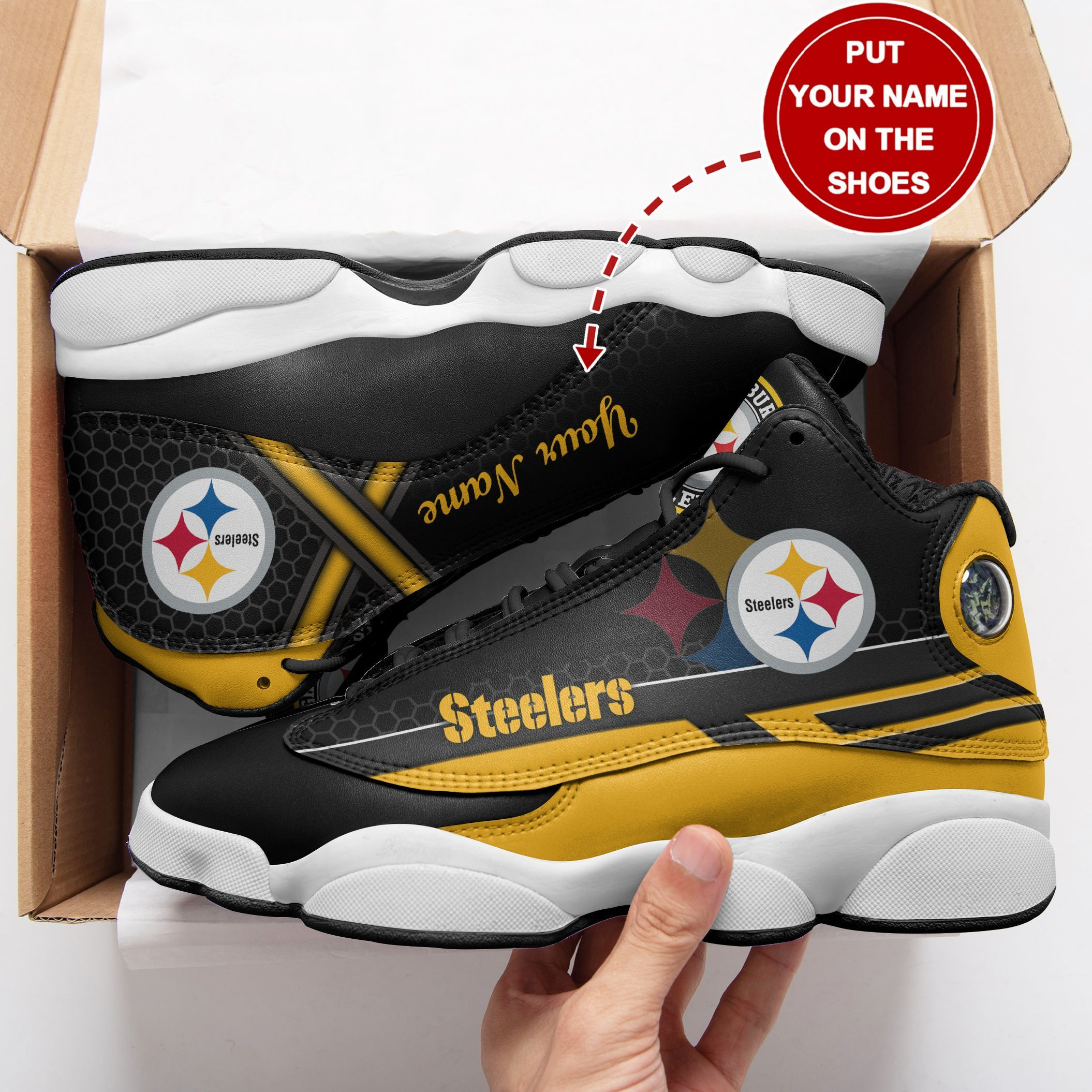 pittsburgh steelers personalized ajd13 sneakers 1096 e1lhd