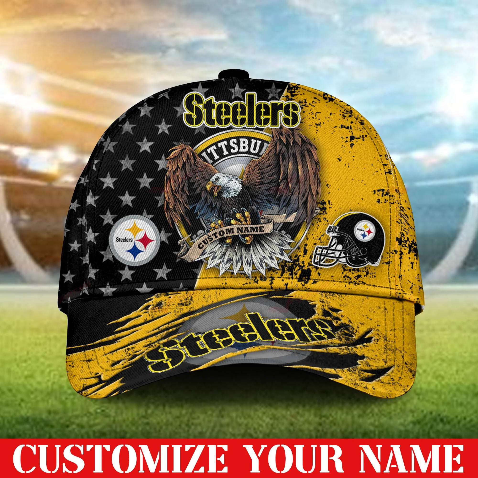 pittsburgh steelers personalized classic cap bb399 rtjb4
