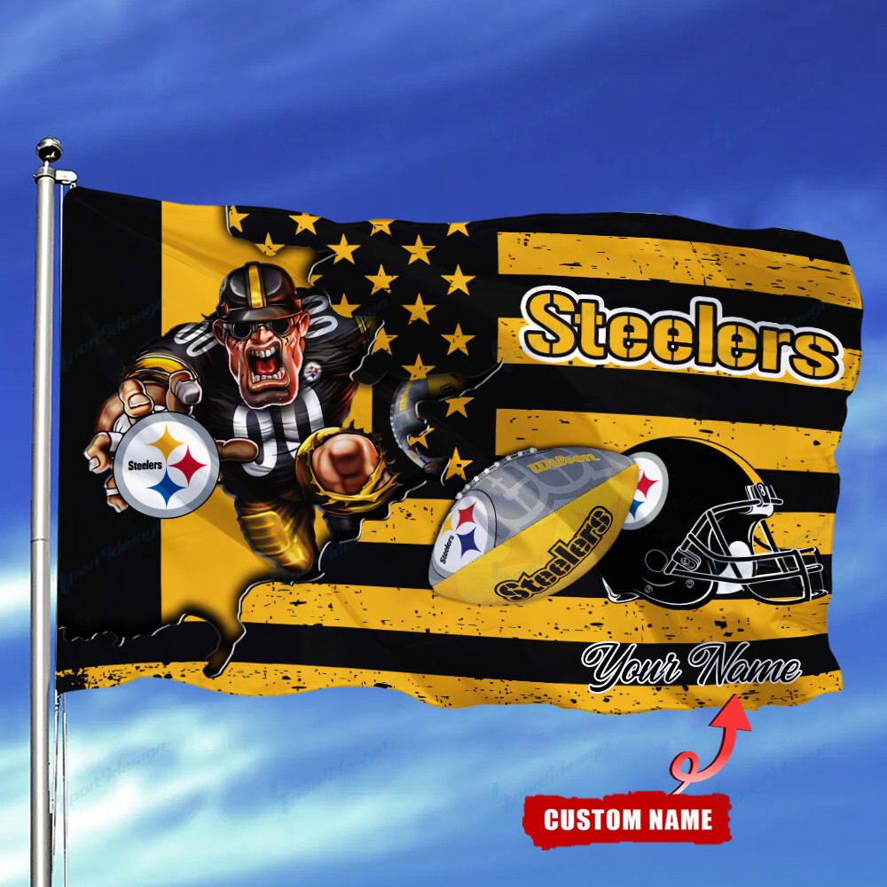 pittsburgh steelers personalized flag 120 ftb7q