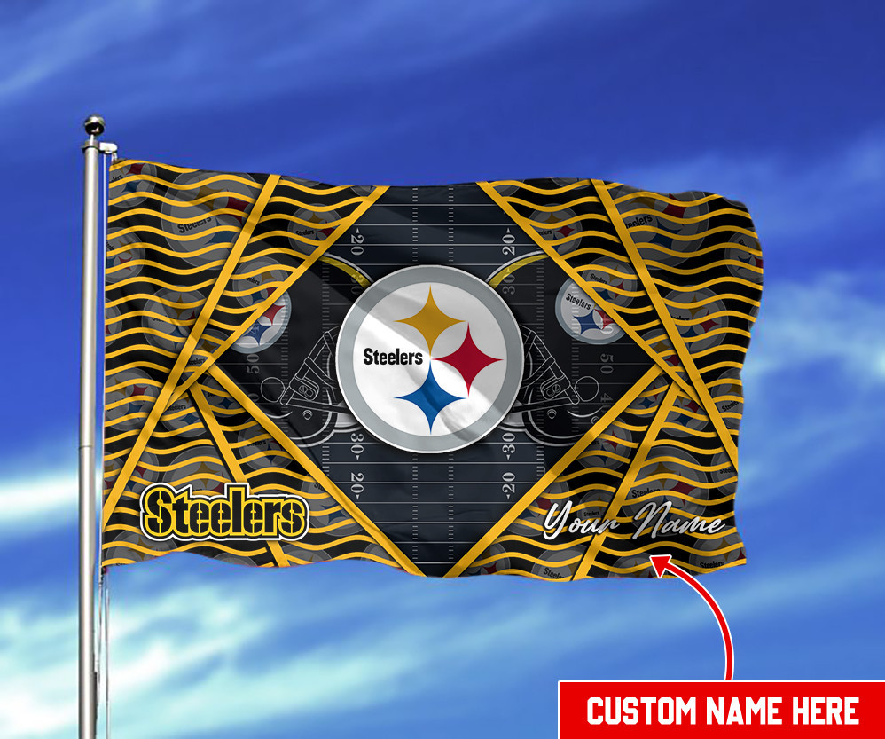pittsburgh steelers personalized flag 406 dya7o