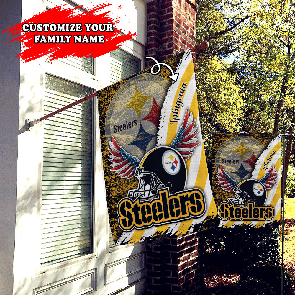 pittsburgh steelers personalized flag 467 wu3rt
