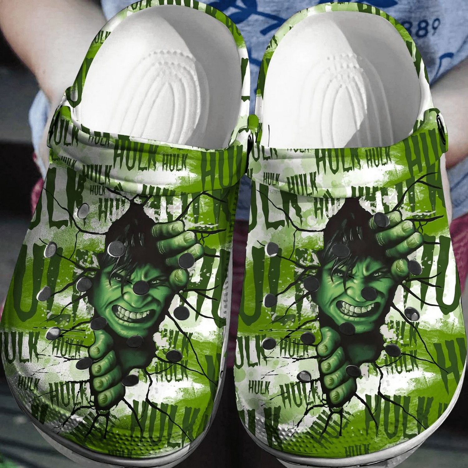 power green hulk clogs for kids 26 adults q2esu
