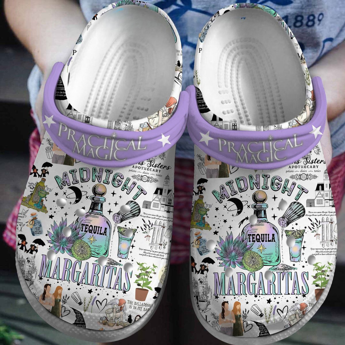 pretty practical magic midnight margaritas clogs fast shipping worldwide bui2m