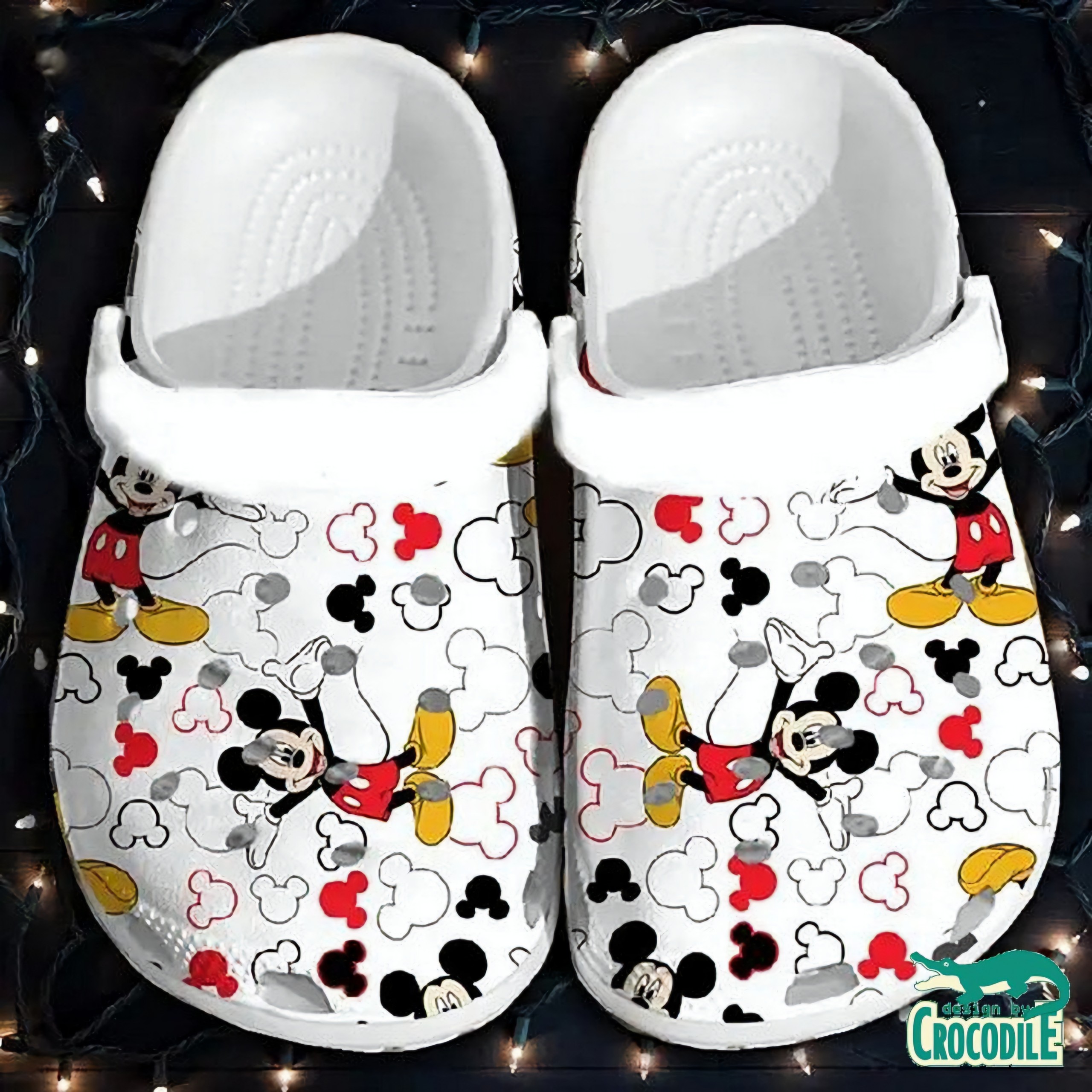 relaxing mickey mouse white clogs for kids 26 adults mz6re