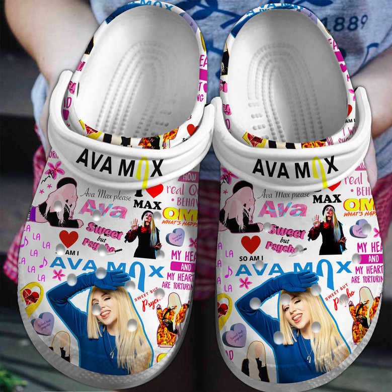 remarkable design ava max white music clogs for men and women y7cih