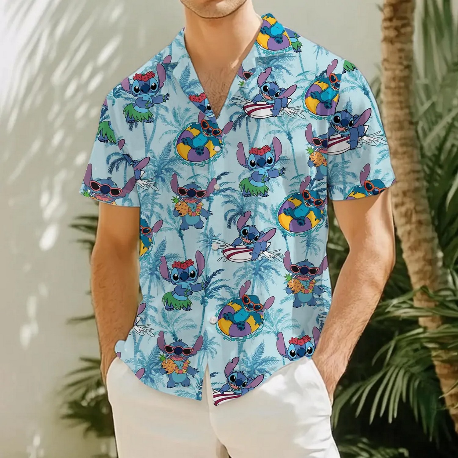 retro stitch aloha tropical hawaiian shirt cq9y0