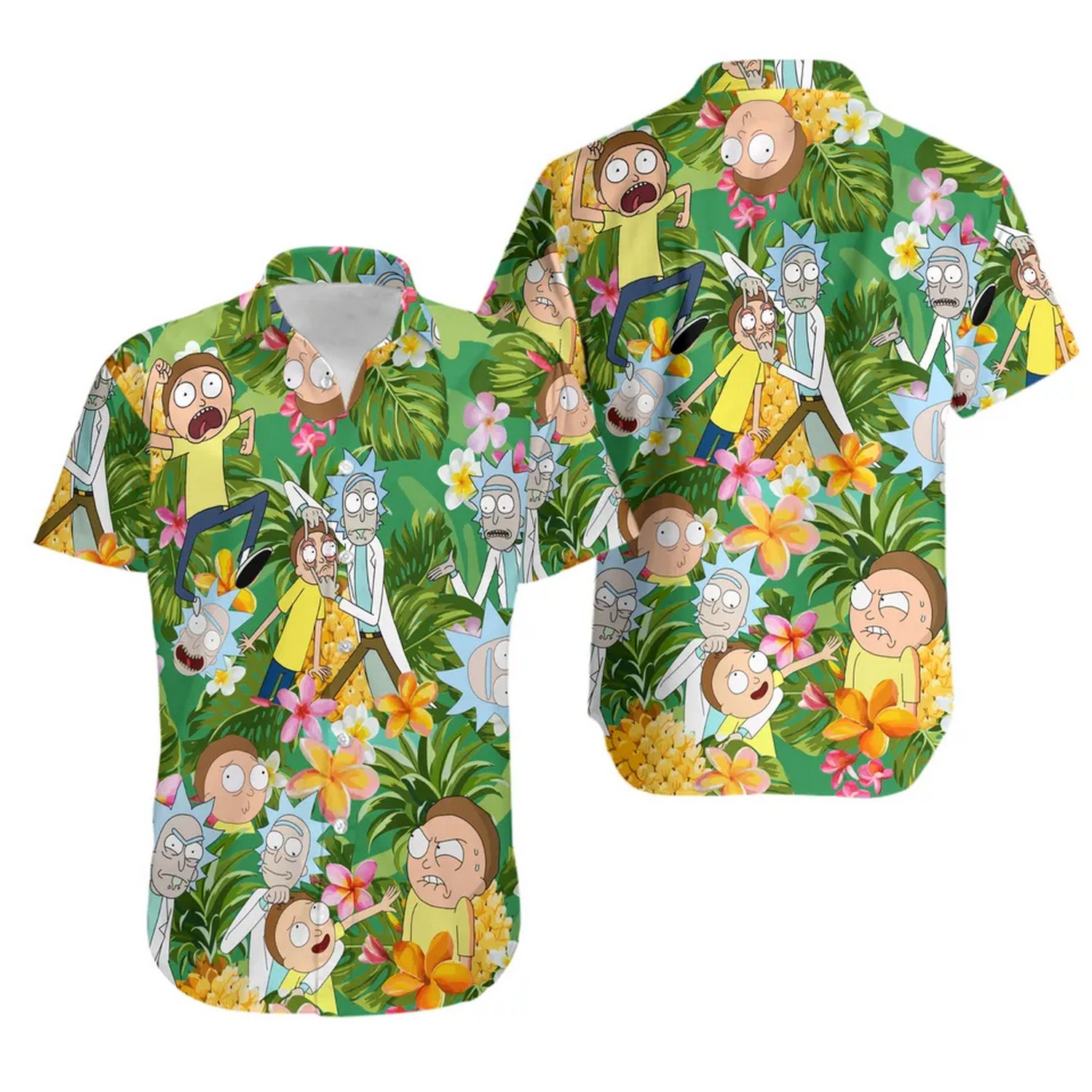 rick and rick tropical floral hawaiian shirt xzvqj