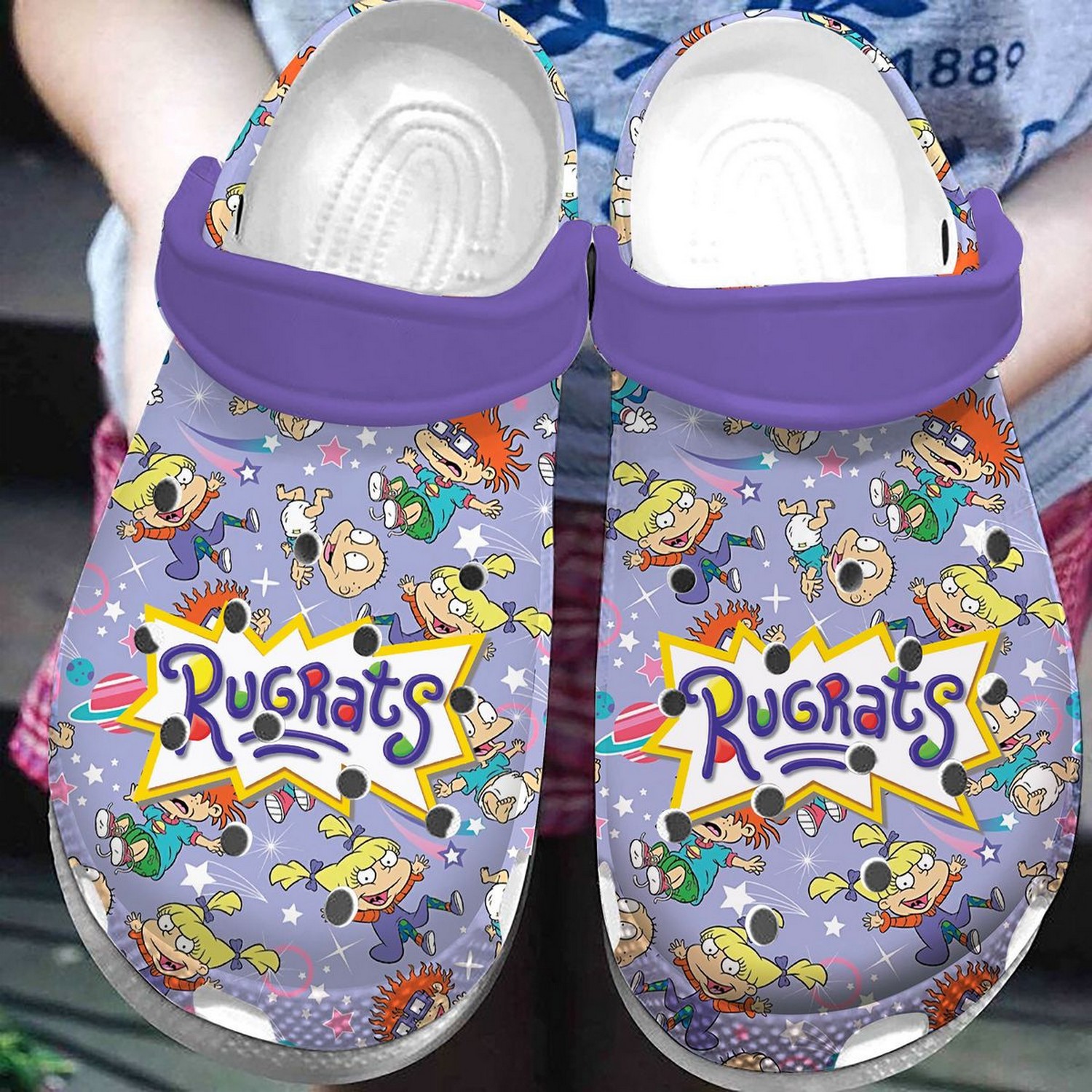 rugrats chill emotion light blue ocean clogs for kids and adults fast shipping qb9e5
