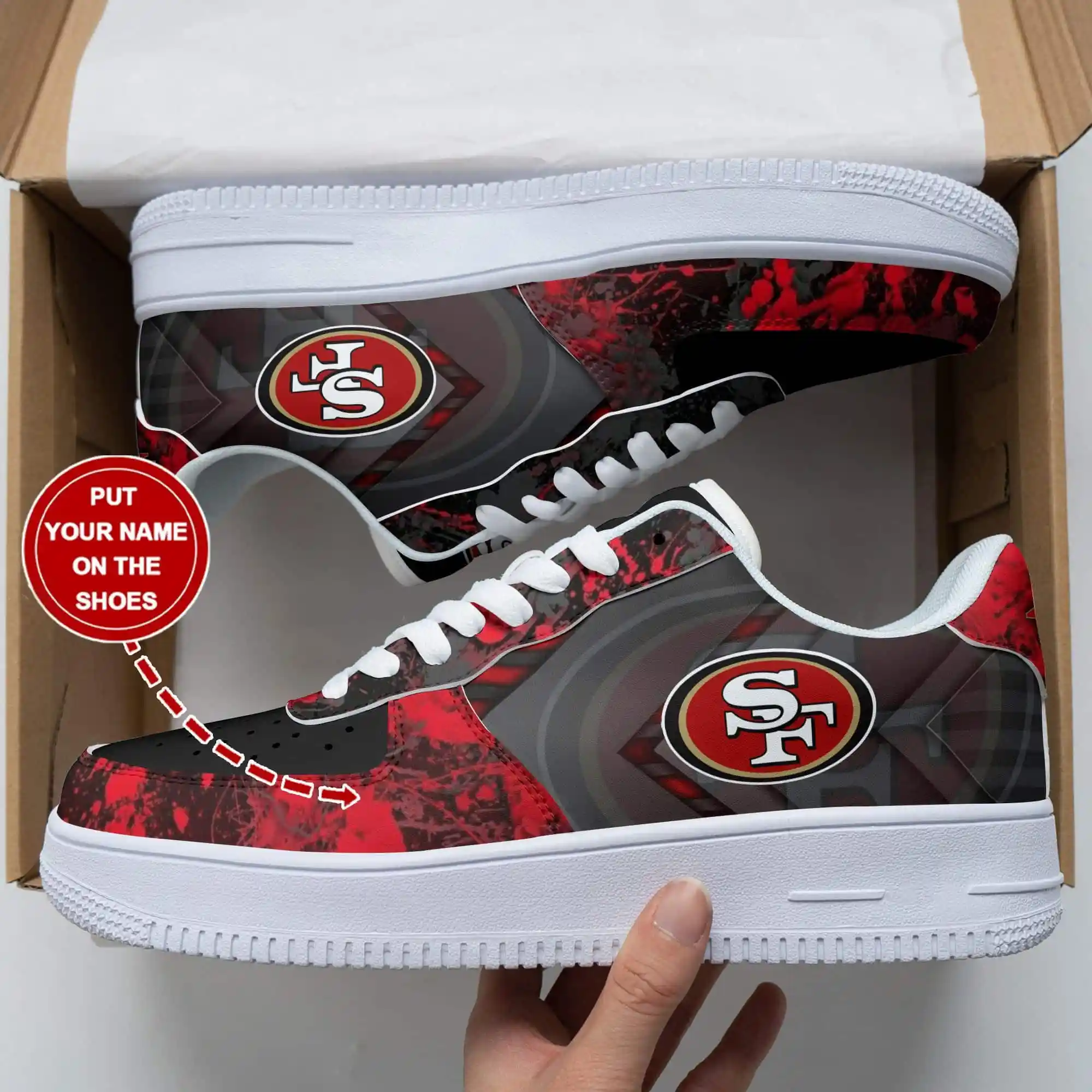 san francisco 49ers af1 sneakers 126 ybpct