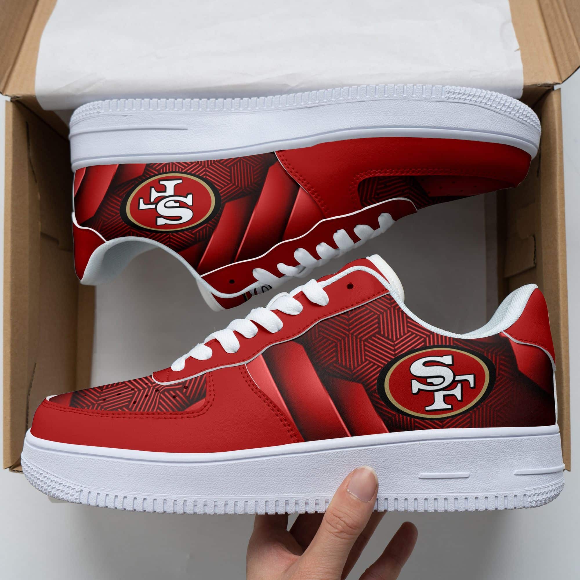 san francisco 49ers af1 sneakers 49 wazvw