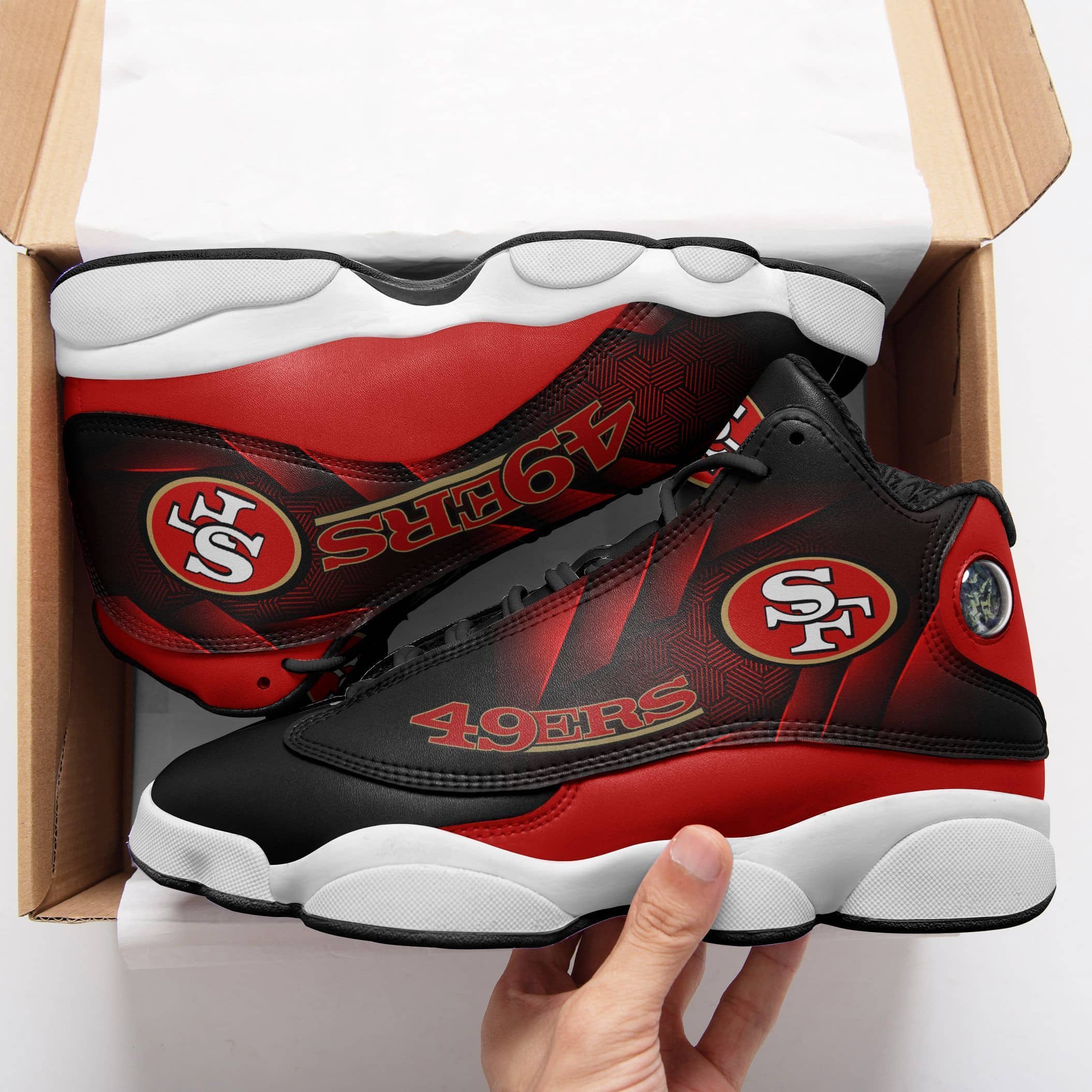 san francisco 49ers air jd13 sneakers 575 zkvqk