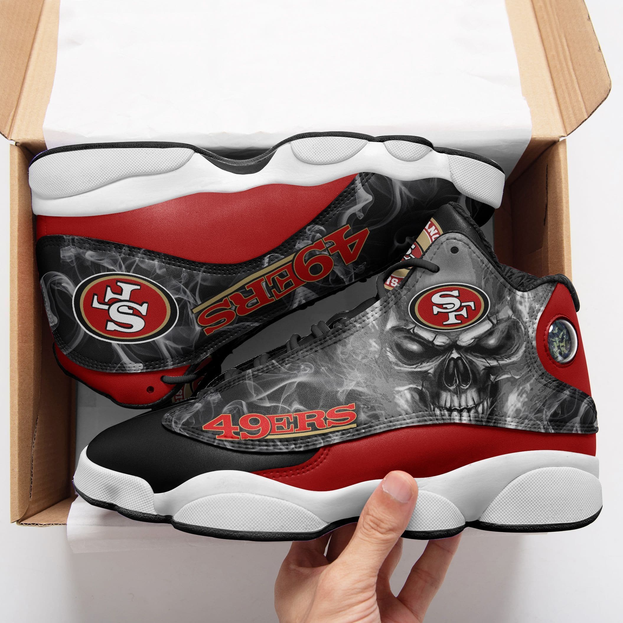 san francisco 49ers air jd13 sneakers 712 luj4w